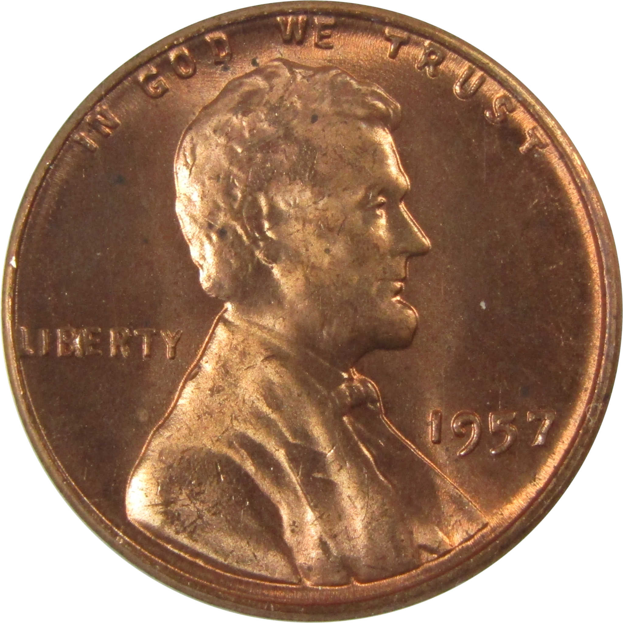 1957 BIE Variety Lincoln Wheat Cent MS 64 RD ANACS Penny SKU:CP149
