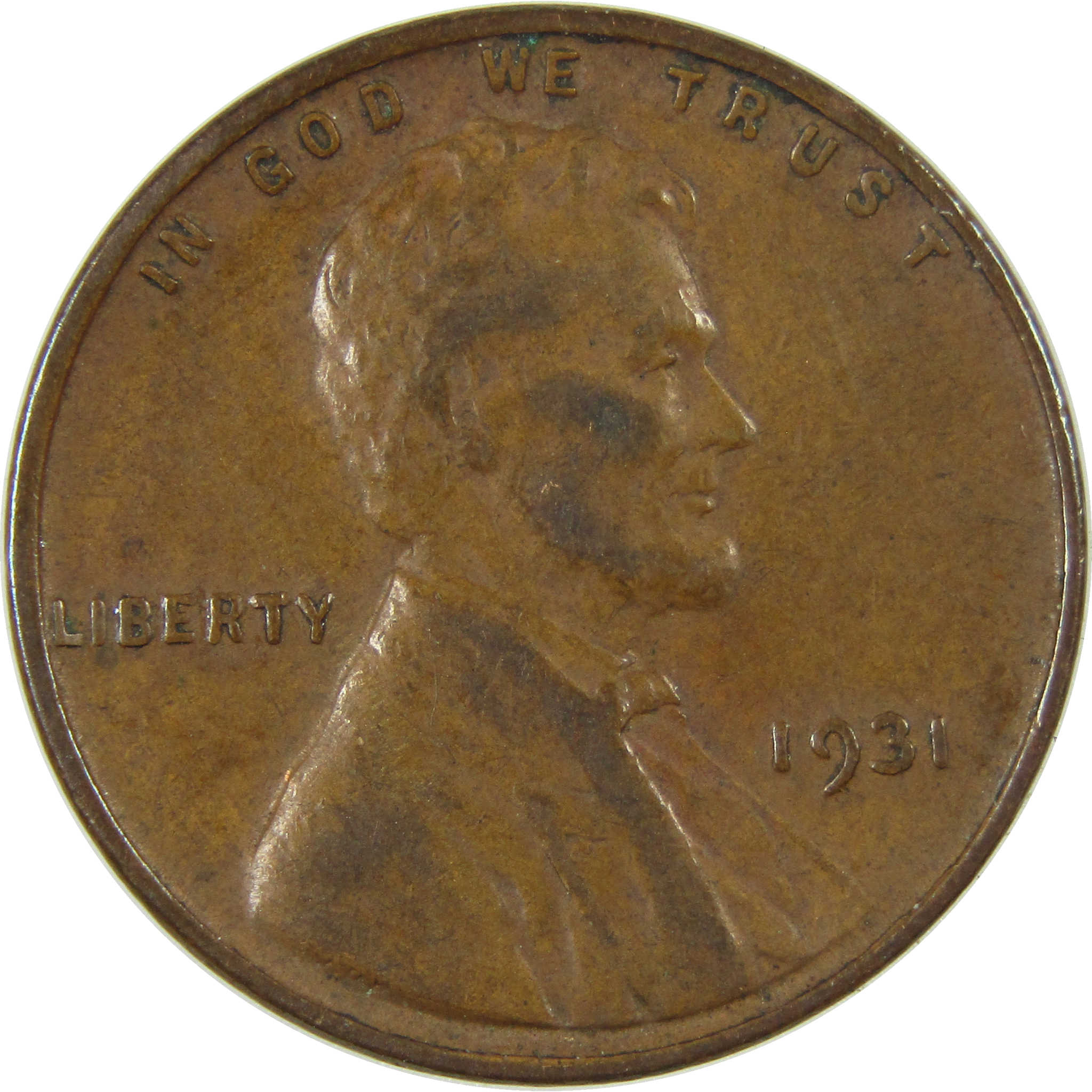 1931 Lincoln Wheat Cent VF Very Fine Penny 1c Coin SKU:I27252