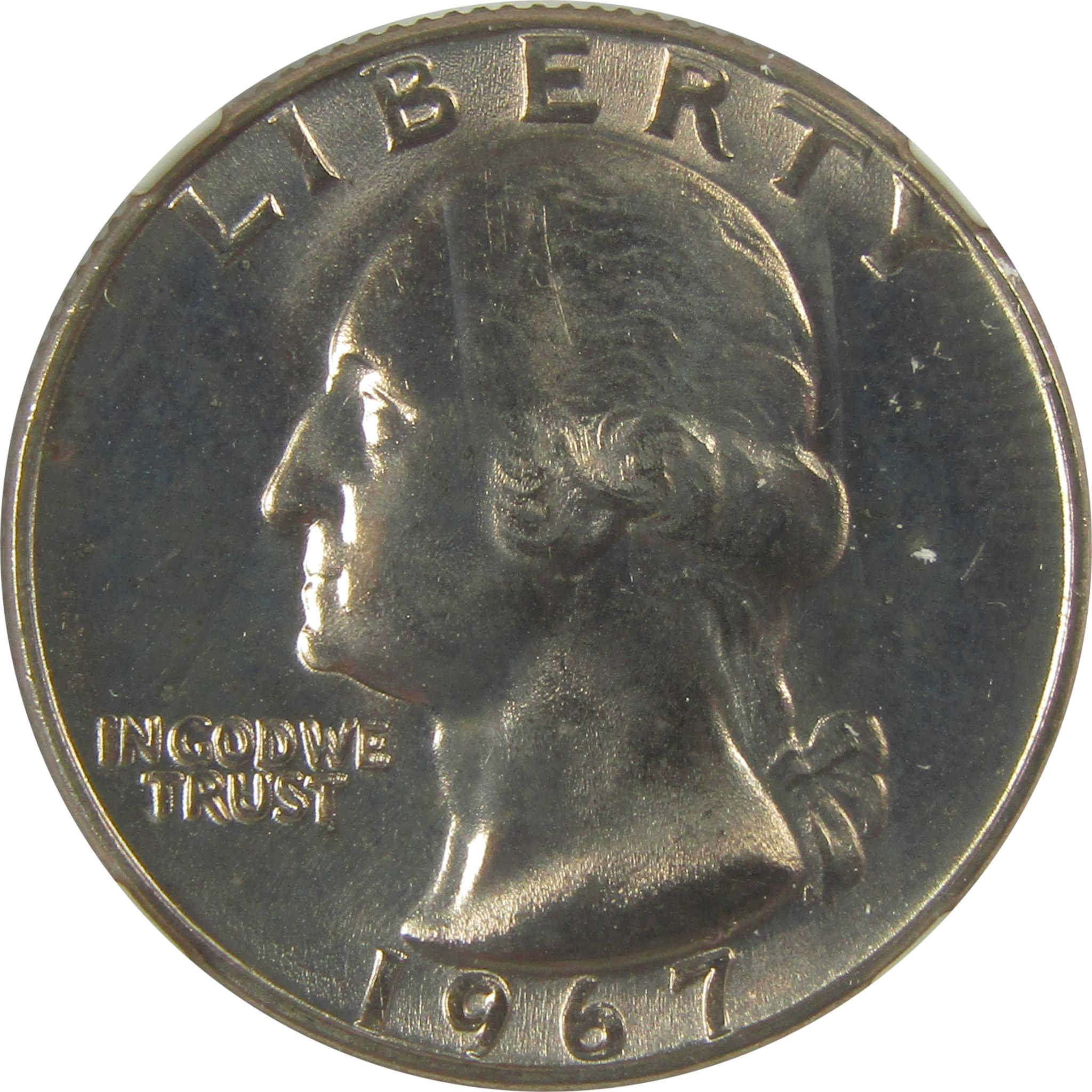1967 Washington Quarter MS 67 NGC Clad Uncirculated SKU:I20533