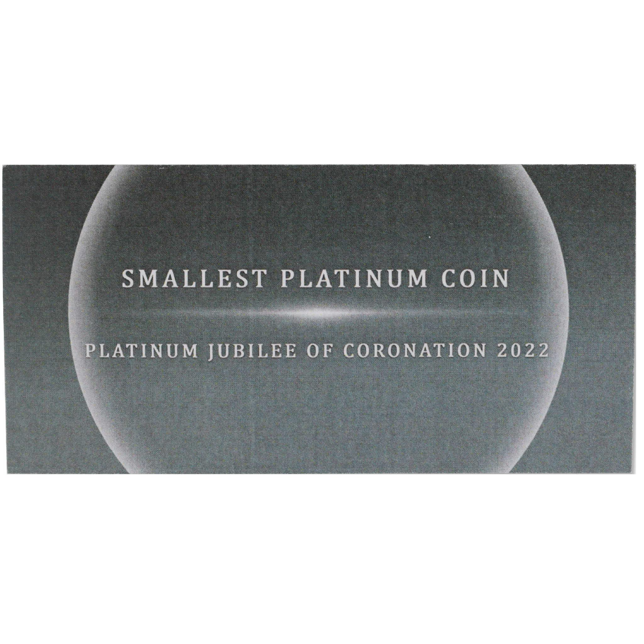 Queen Elizabeth II Platinum Jubilee of Coronation 2022 $1 Coin COA