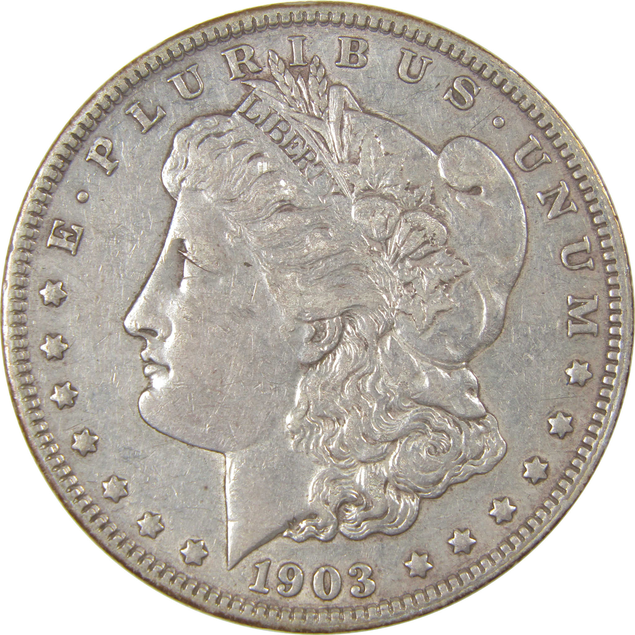 1903 Morgan Dollar XF EF Extremely Fine Silver $1 Coin SKU:I23848 - Morgan coin - Morgan silver dollar - Morgan silver dollar for sale - Profile Coins & Collectibles