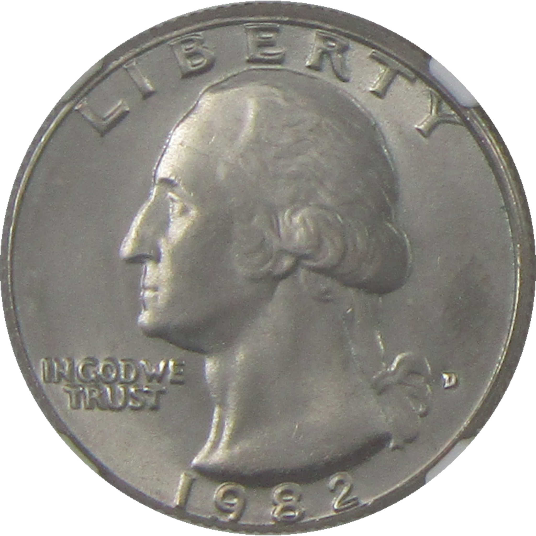 1982 D Washington Clad Quarter MS 66 NGC Uncirculated 25c Coin