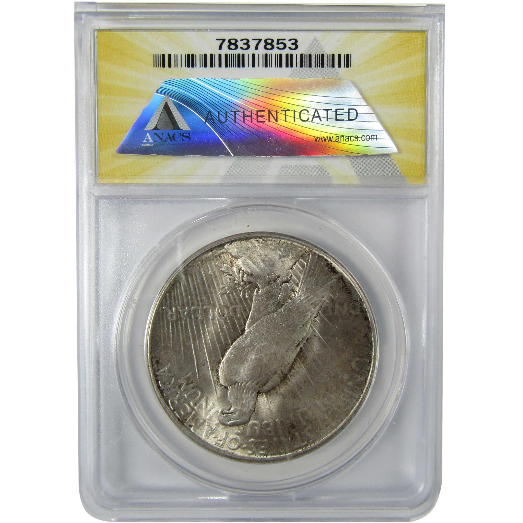 1935 Peace Silver Dollar MS 63 ANACS Uncirculated $1 Coin SKU:CP572