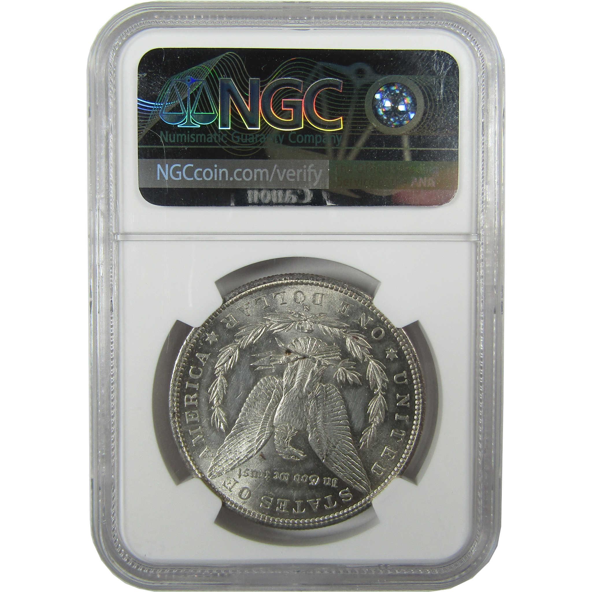1887 S Morgan Silver Dollar Uncirculated Details NGC SKU:I27826 - Morgan coin - Morgan silver dollar - Morgan silver dollar for sale - Profile Coins & Collectibles
