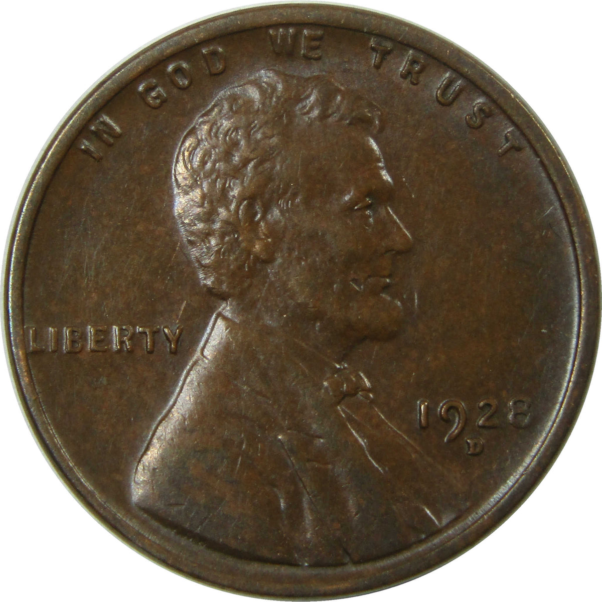 1928 D Lincoln Wheat Cent XF EF Extremely Fine 1c Coin SKU:I27315