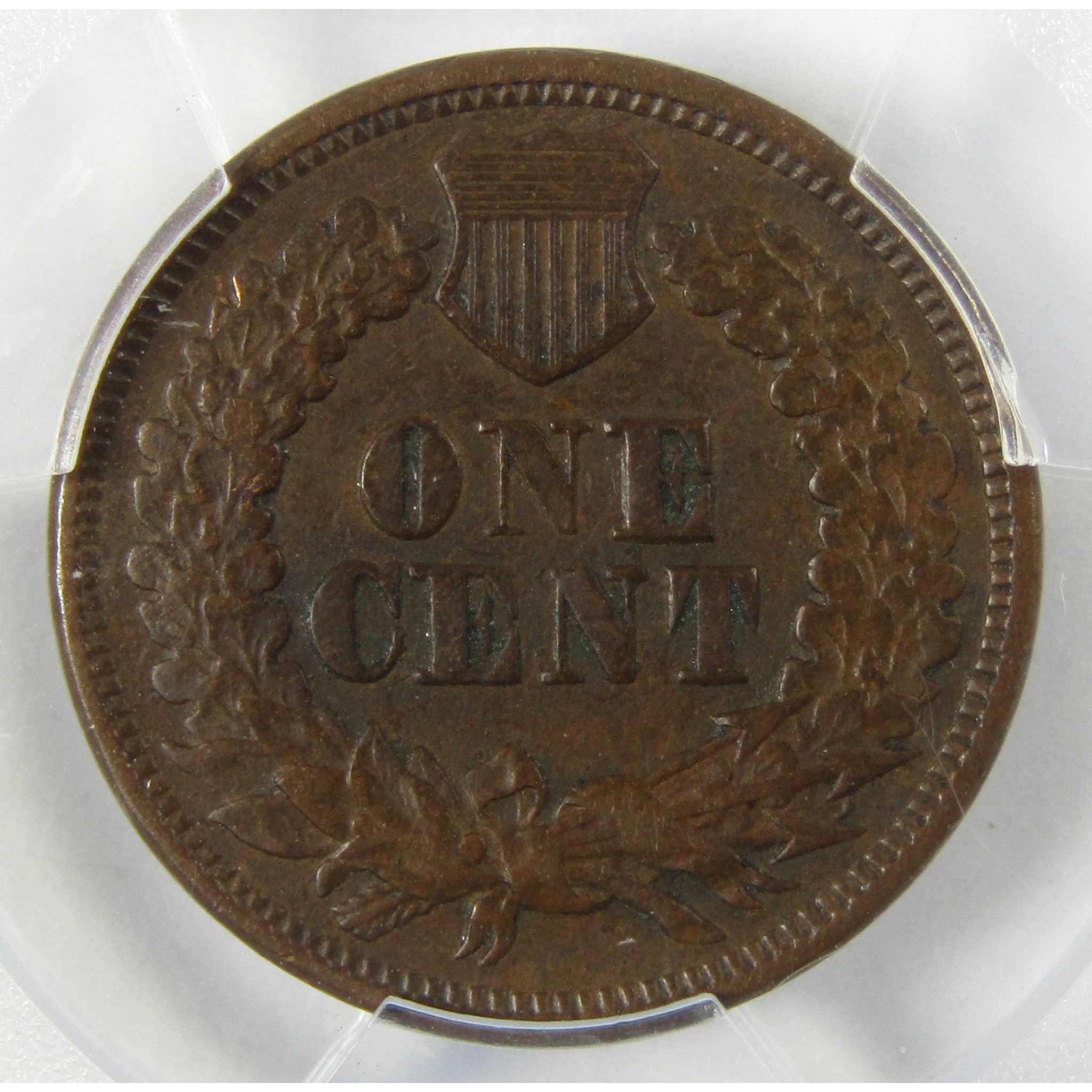 1868 Indian Head Cent XF EF Extremely Fine Details PCGS SKU:I27492