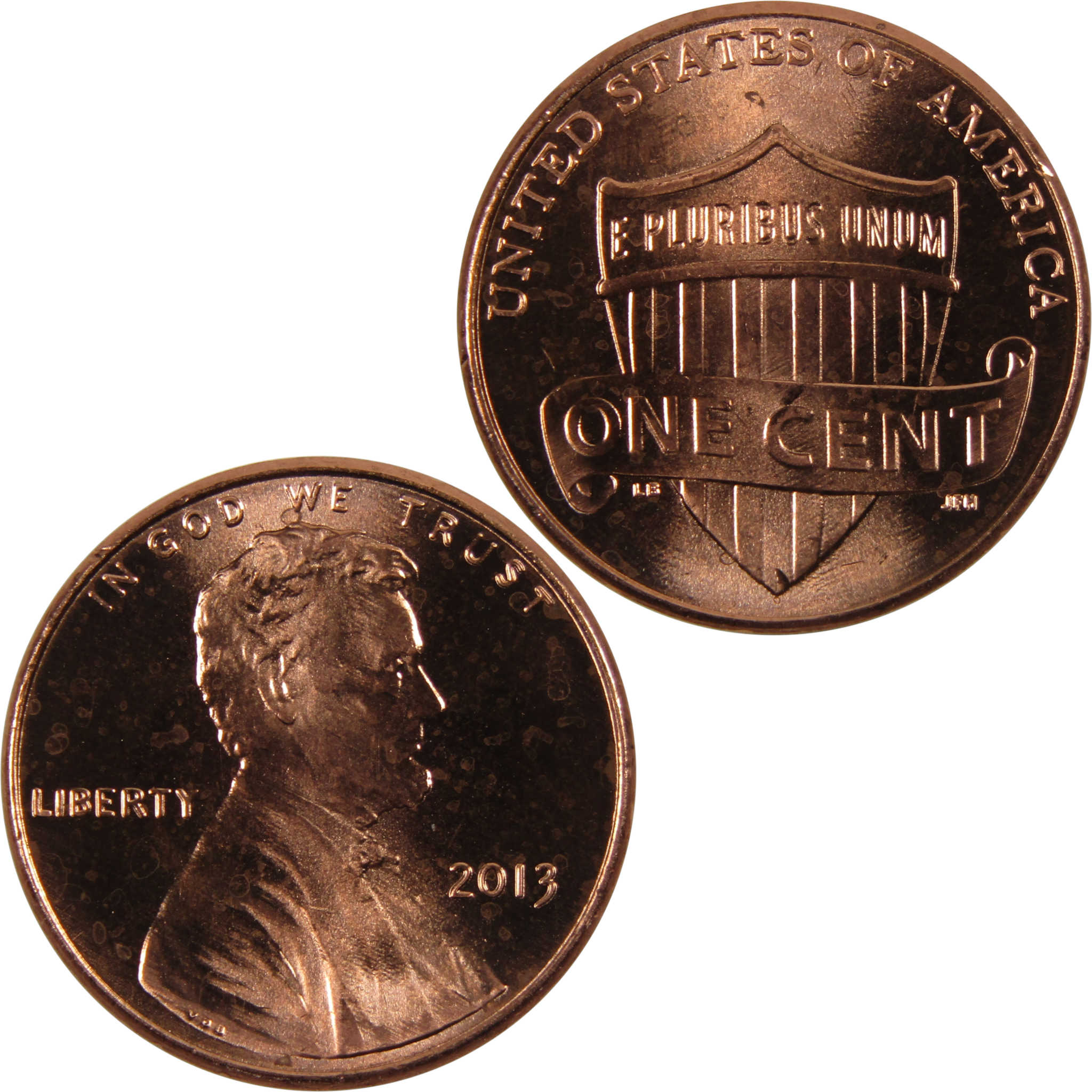 2013 Lincoln Shield Cent BU Uncirculated Penny 1c Coin
