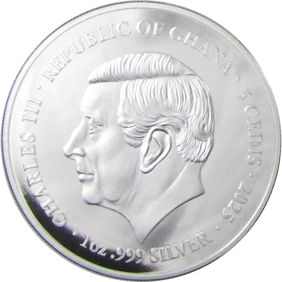 2025 Ghana 1 oz Silver Saint Peter 5 Cedis Proof Coin Collectible COA