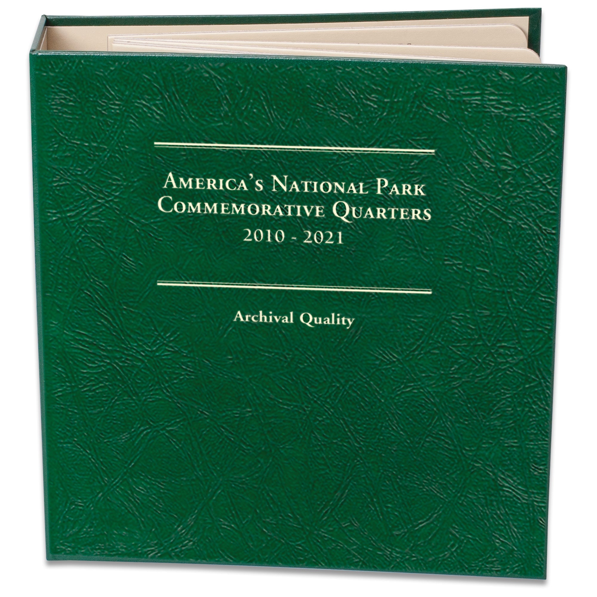 2010-2021 America's National Park Quarter Series Coin Album Littleton