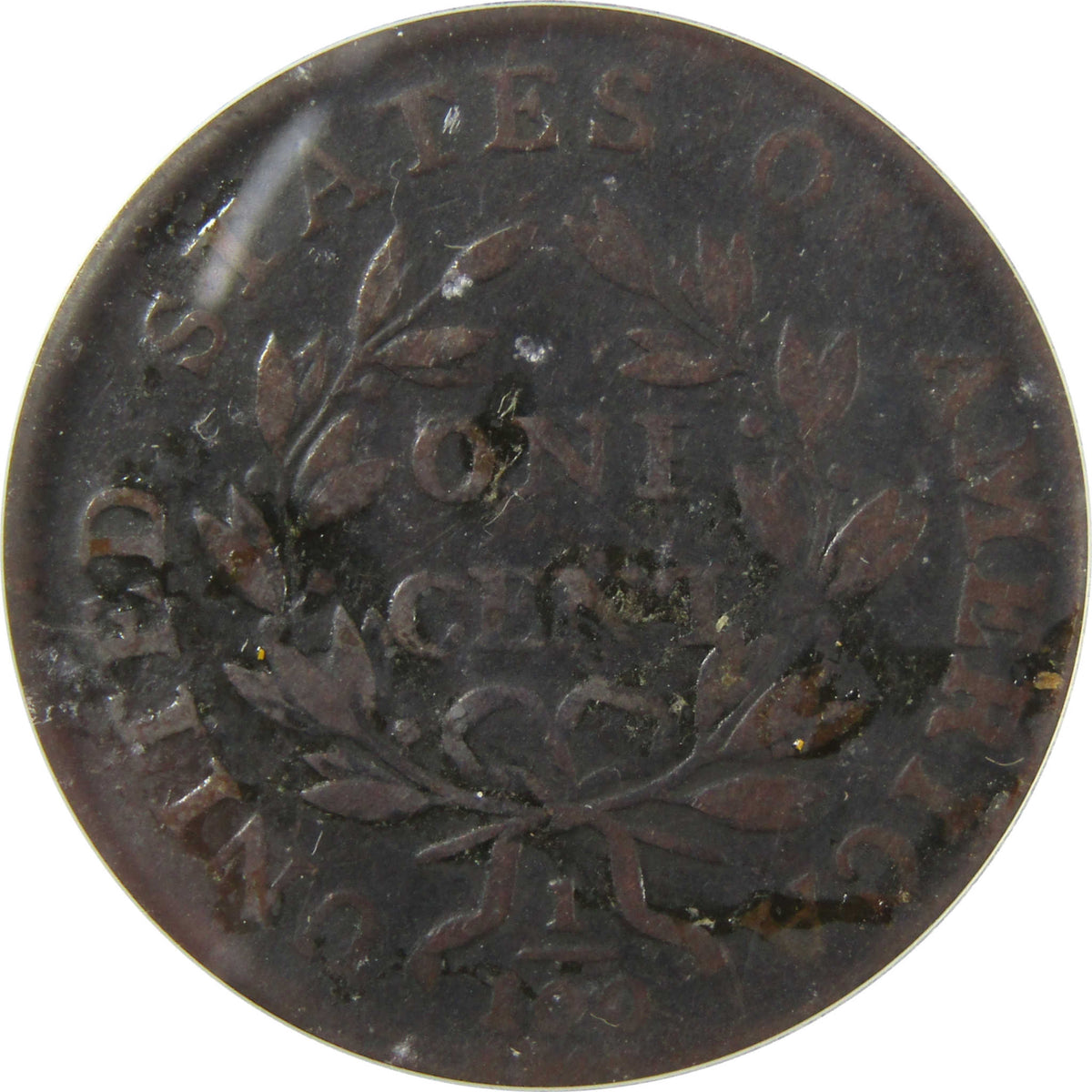 1800 Draped Bust Copper Large Cent VG 10 Details ICG Coin SKU:I29198