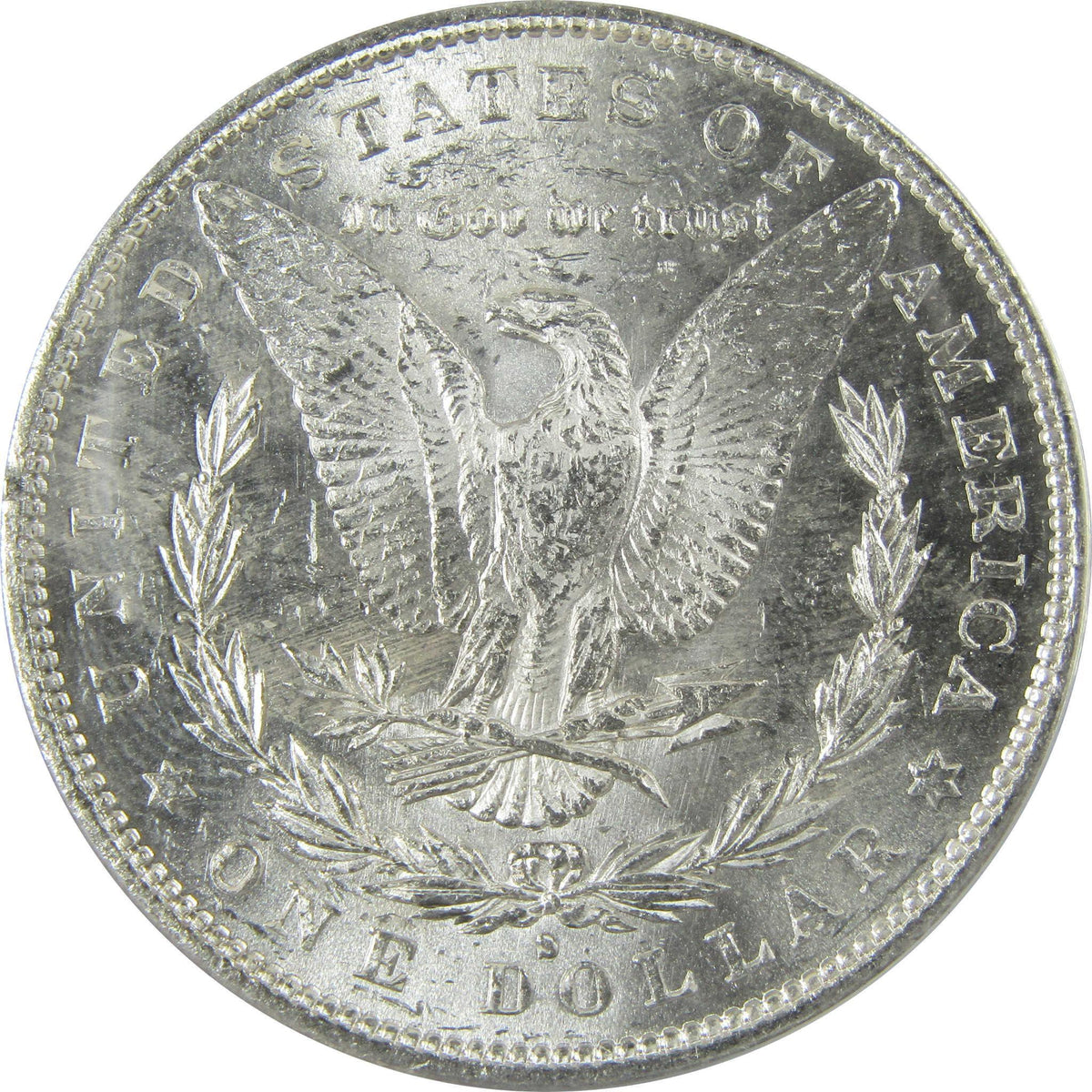 1879 S Rev 79 Morgan Silver Dollar MS 63 ANACS Uncirculated SKU:CP611 - Morgan coin - Morgan silver dollar - Morgan silver dollar for sale - Profile Coins & Collectibles