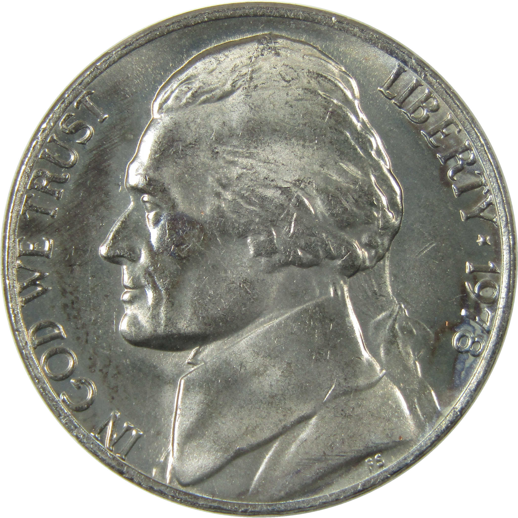 1978 Jefferson Nickel Uncirculated Mint State 5c Coin Collectible