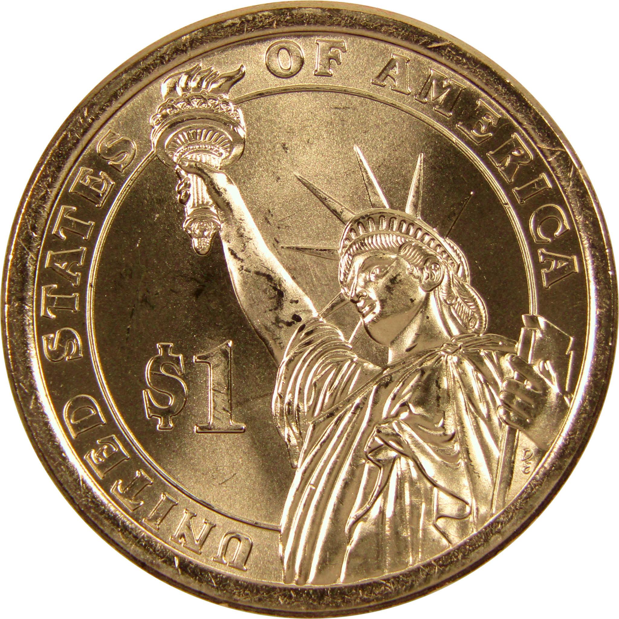 2014 P Herbert Hoover Presidential Dollar BU Uncirculated $1 Coin