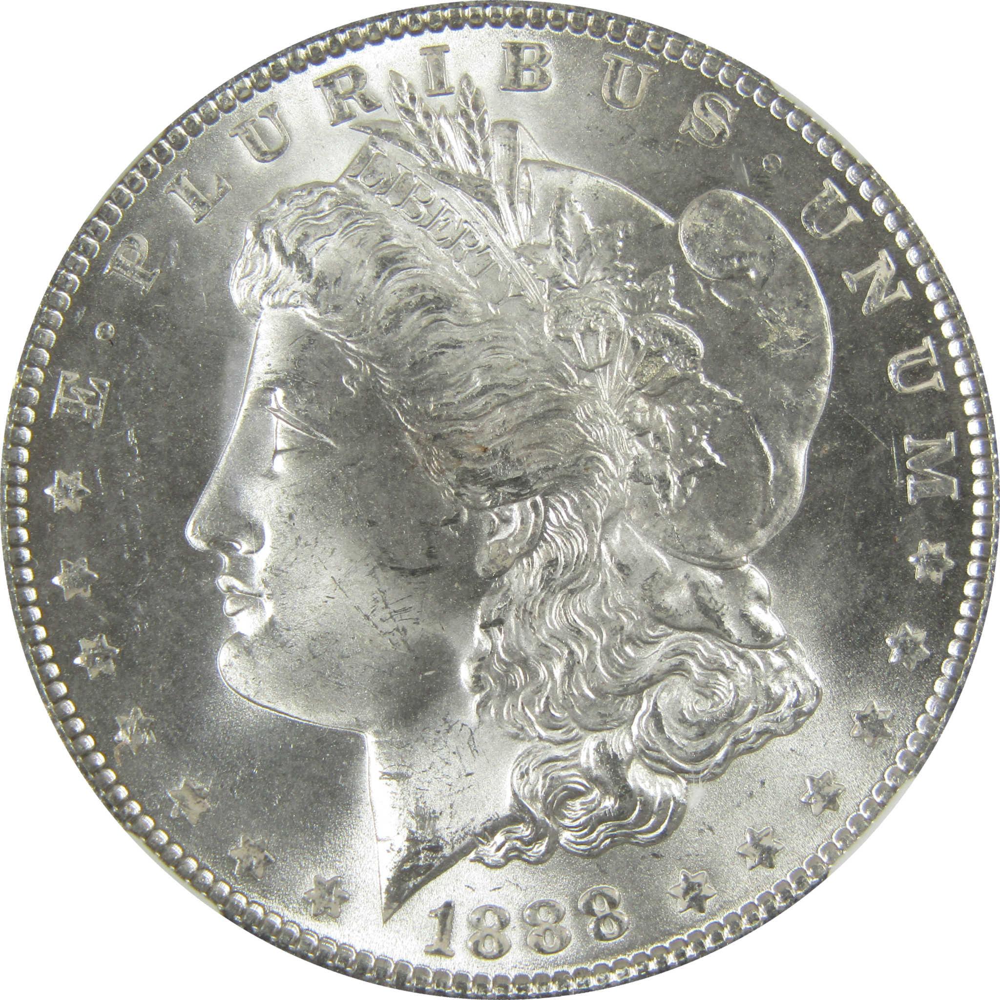 1888 Morgan Silver Dollar MS 64 NGC Uncirculated $1 Coin SKU:I27897 - Morgan coin - Morgan silver dollar - Morgan silver dollar for sale - Profile Coins & Collectibles