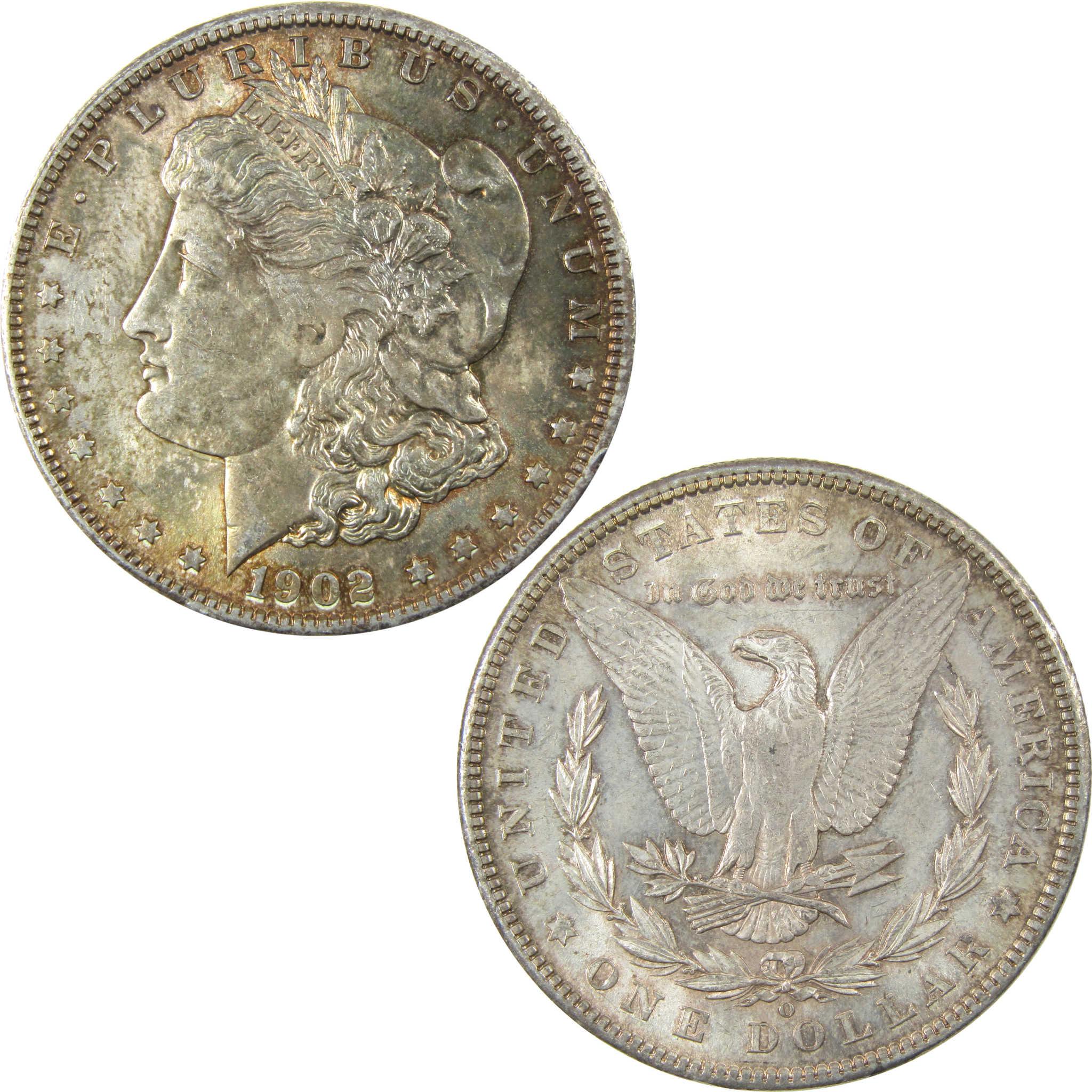 1902 O Morgan Silver Dollar Uncirculated Mint State Toned SKU:I24740