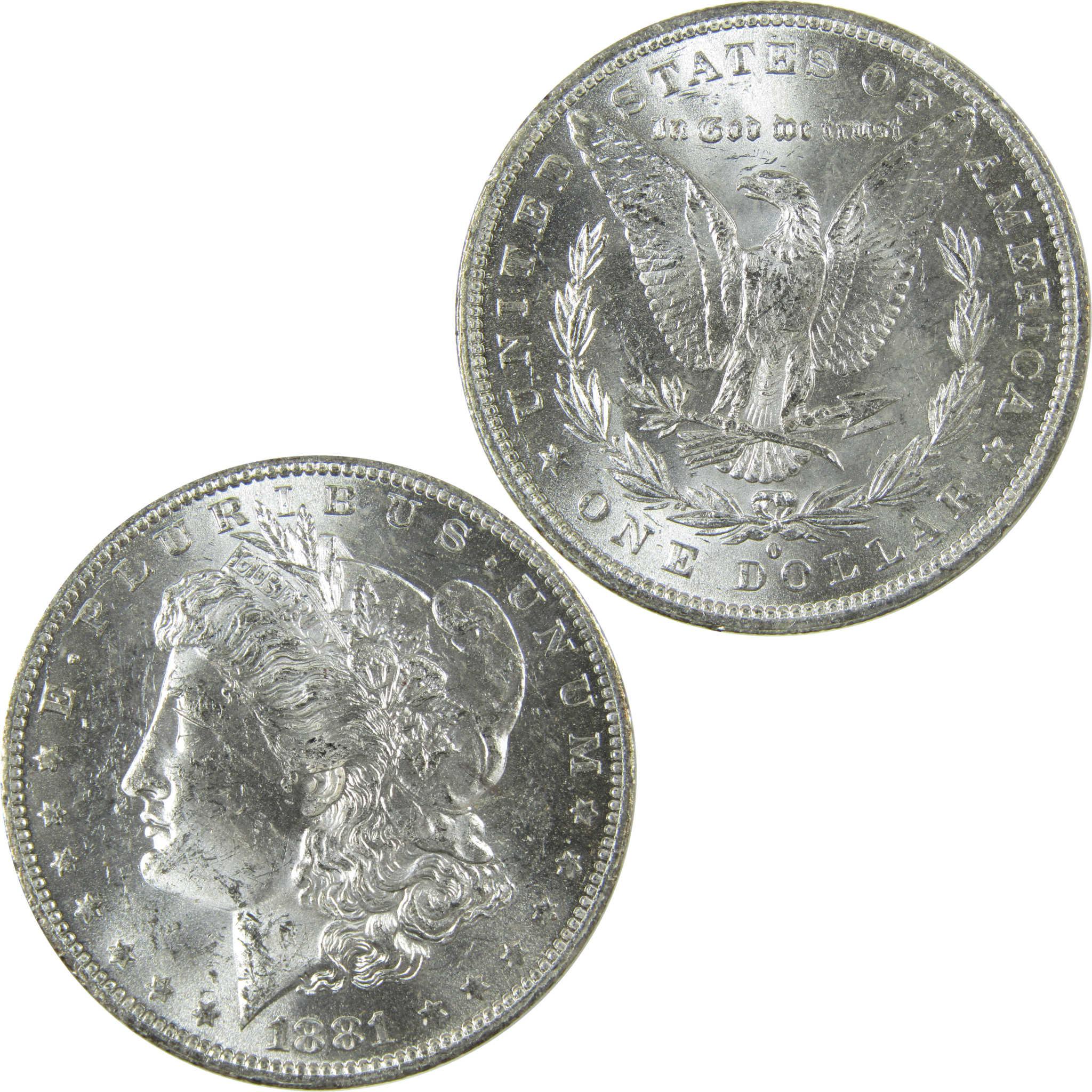 1881 O Morgan Silver Dollar Uncirculated Mint State $1 Coin SKU:I27682 - Morgan coin - Morgan silver dollar - Morgan silver dollar for sale - Profile Coins & Collectibles