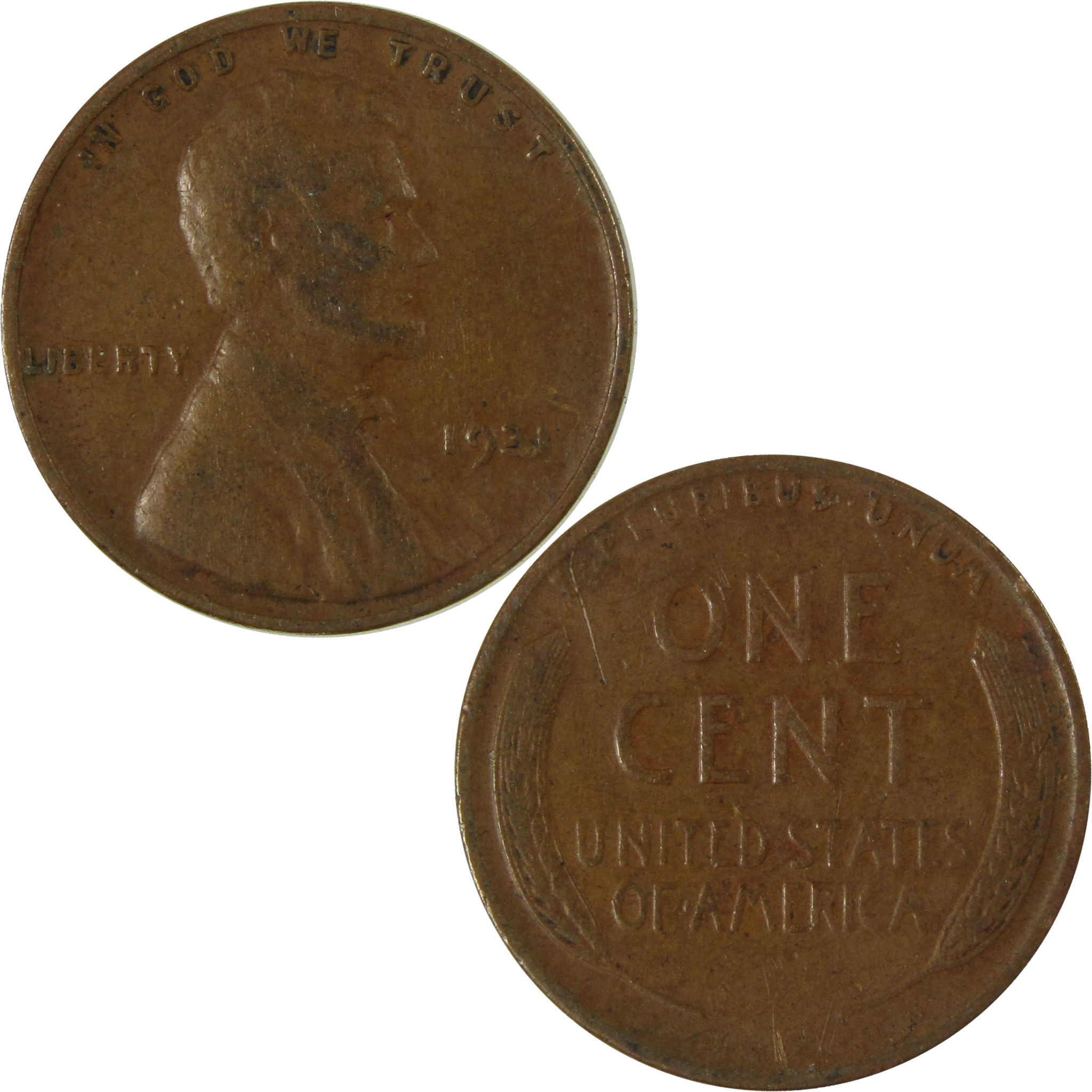 1931 Lincoln Wheat Cent F Fine Penny 1c Coin Collectible SKU:I26761