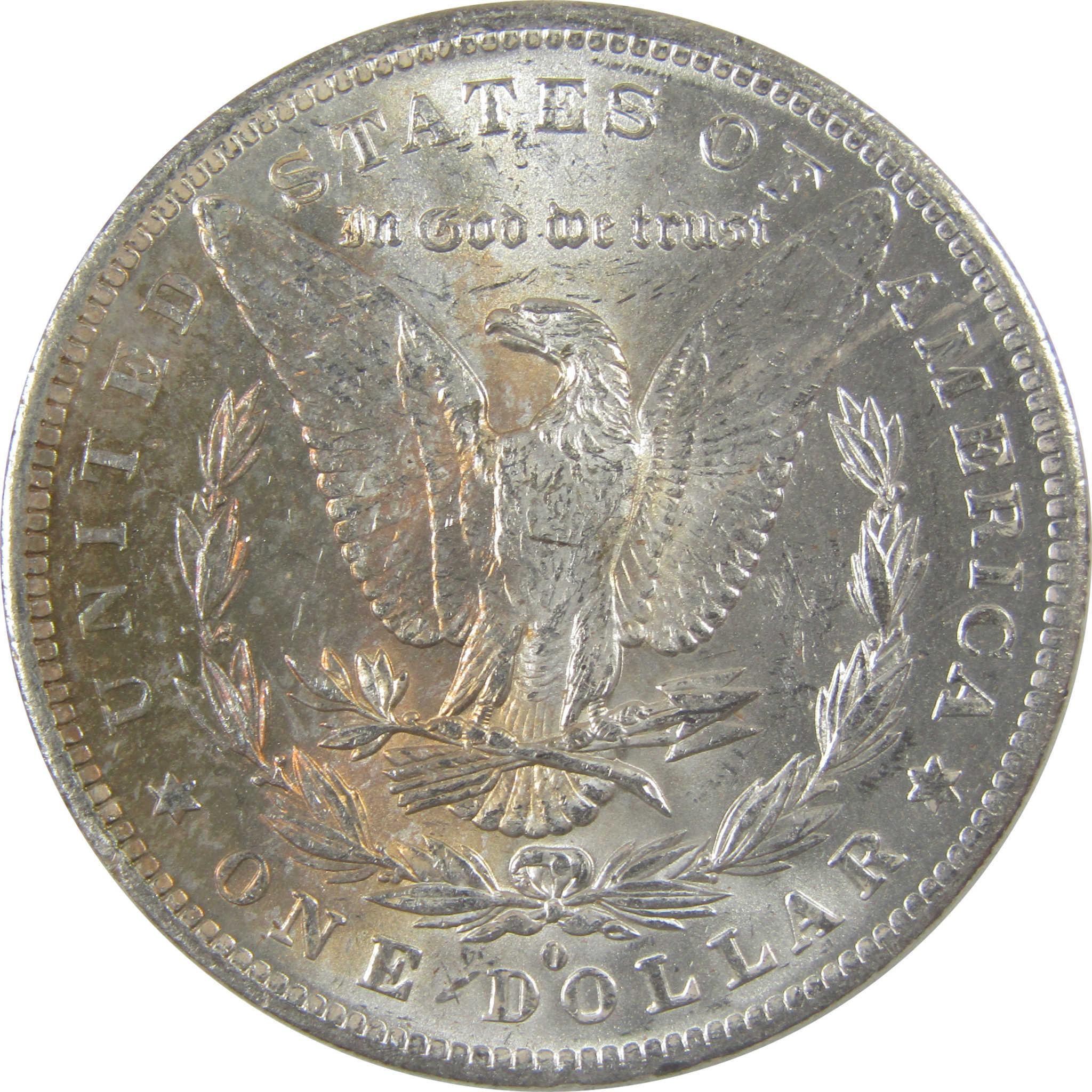 1884 O Morgan Silver Dollar BU Choice Uncirculated Toned SKU:I24182