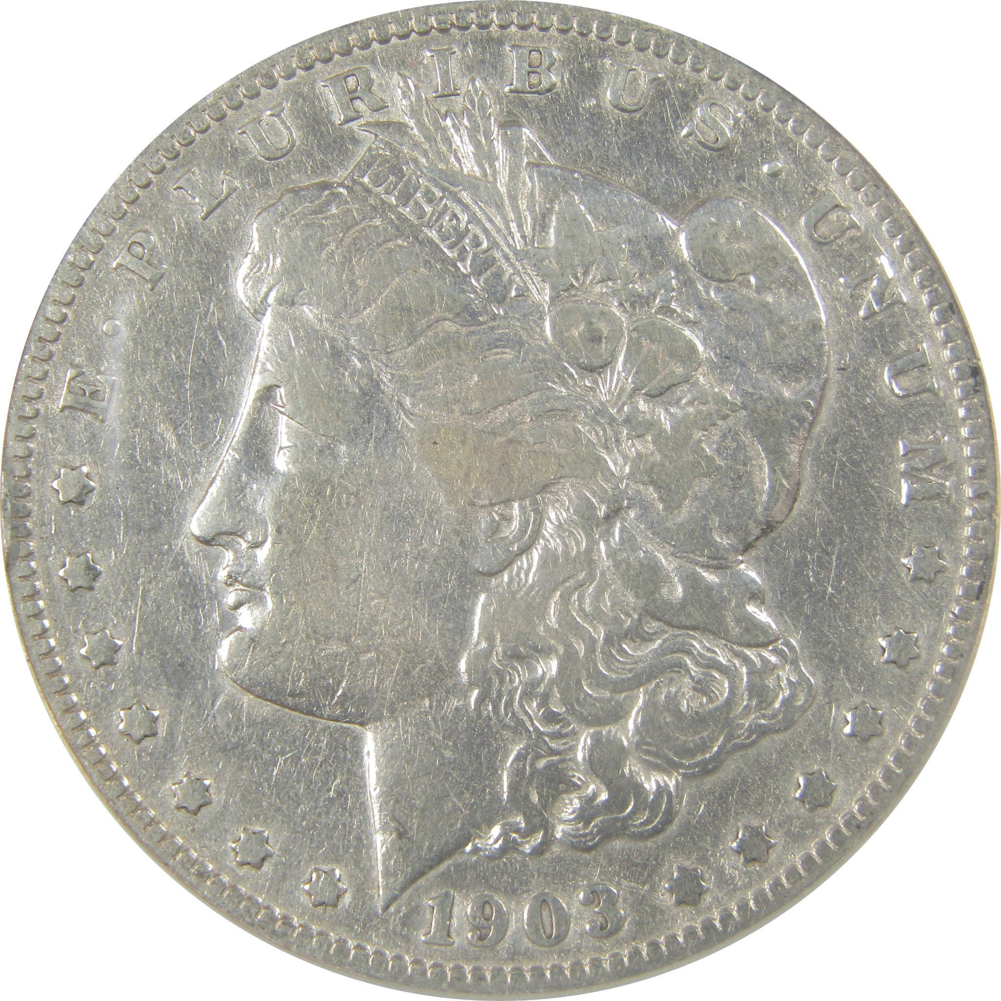 1903 S Morgan Dollar F 15 Details ANACS Silver $1 Coin SKU:I21701 - Morgan coin - Morgan silver dollar - Morgan silver dollar for sale - Profile Coins & Collectibles