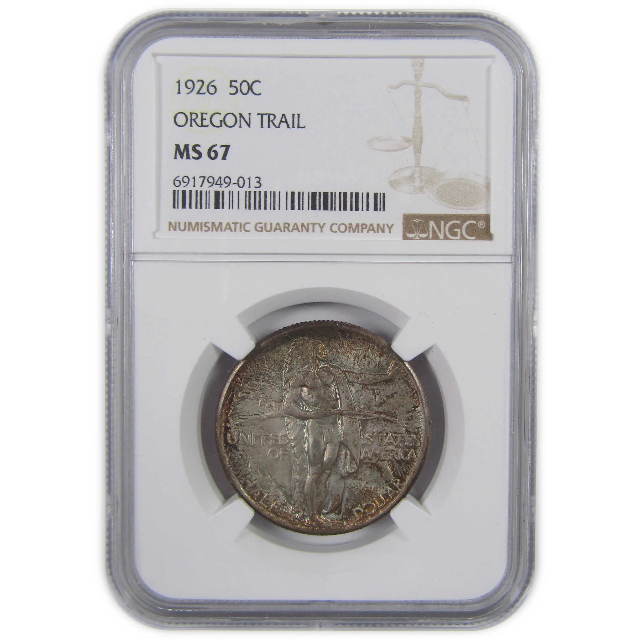 Oregon Trail Commemorative Half Dollar 1926 MS 67 NGC SKU:I18312
