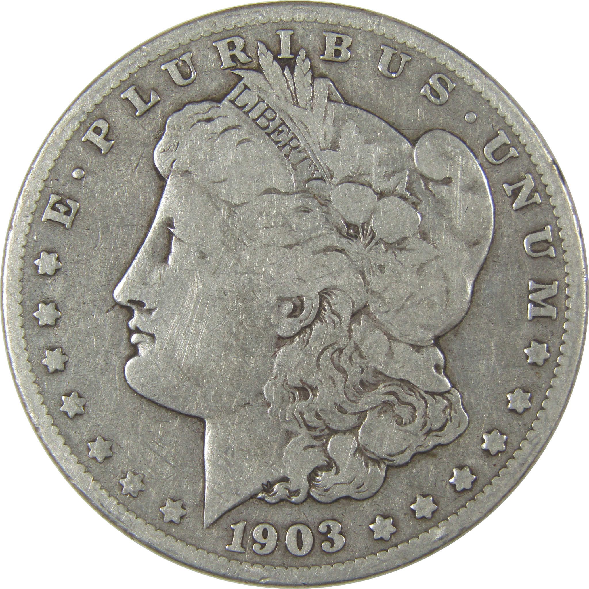 1903 S Morgan Dollar VG Very Good Silver $1 Coin SKU:I23186