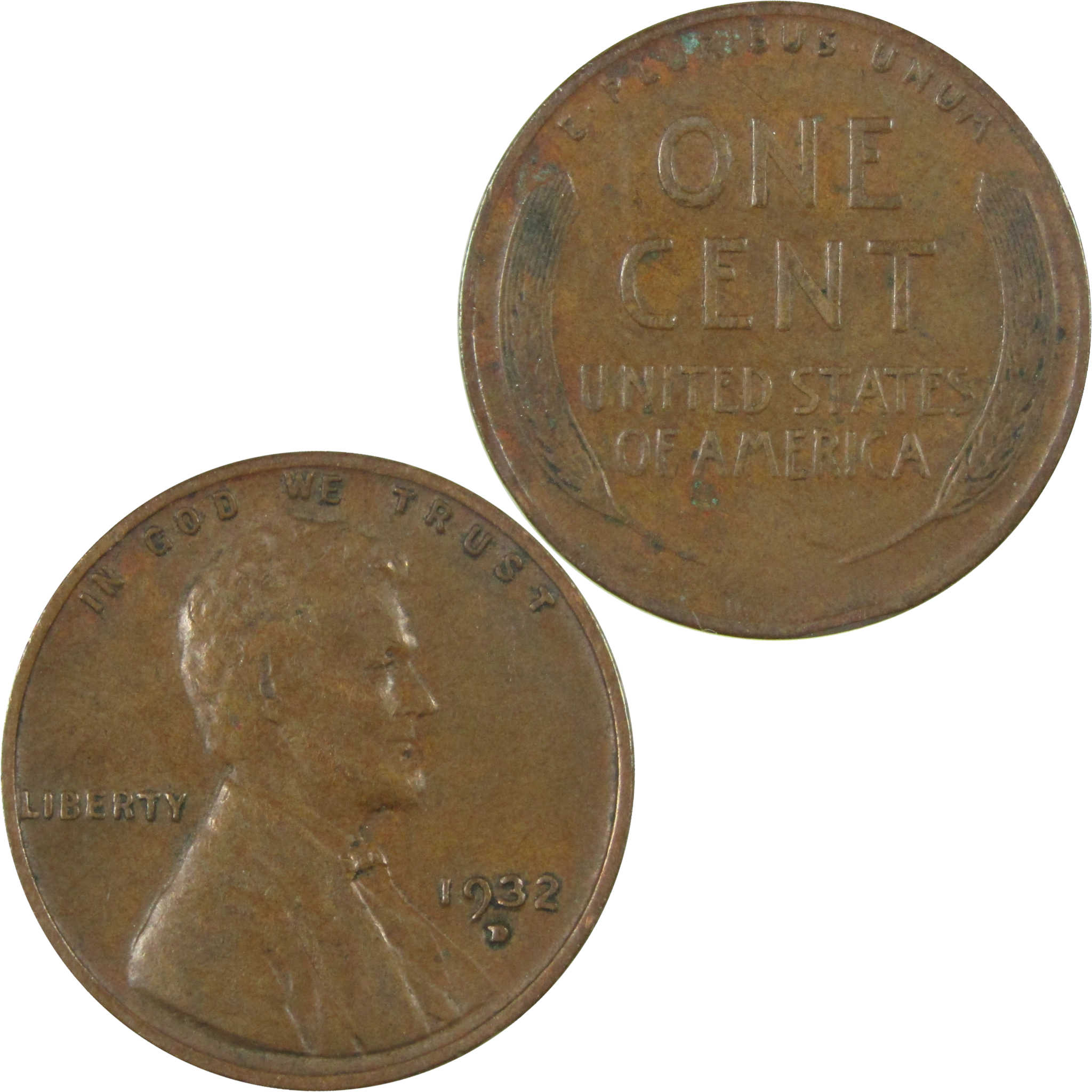 1932 D Lincoln Wheat Cent VF Very Fine Penny 1c Coin SKU:I26778