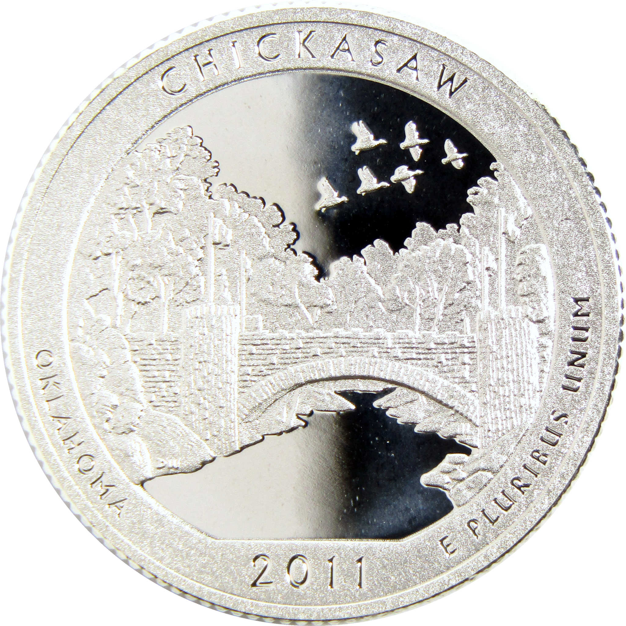 2011 S Chickasaw National Recreation Area Quarter Silver 25c Proof