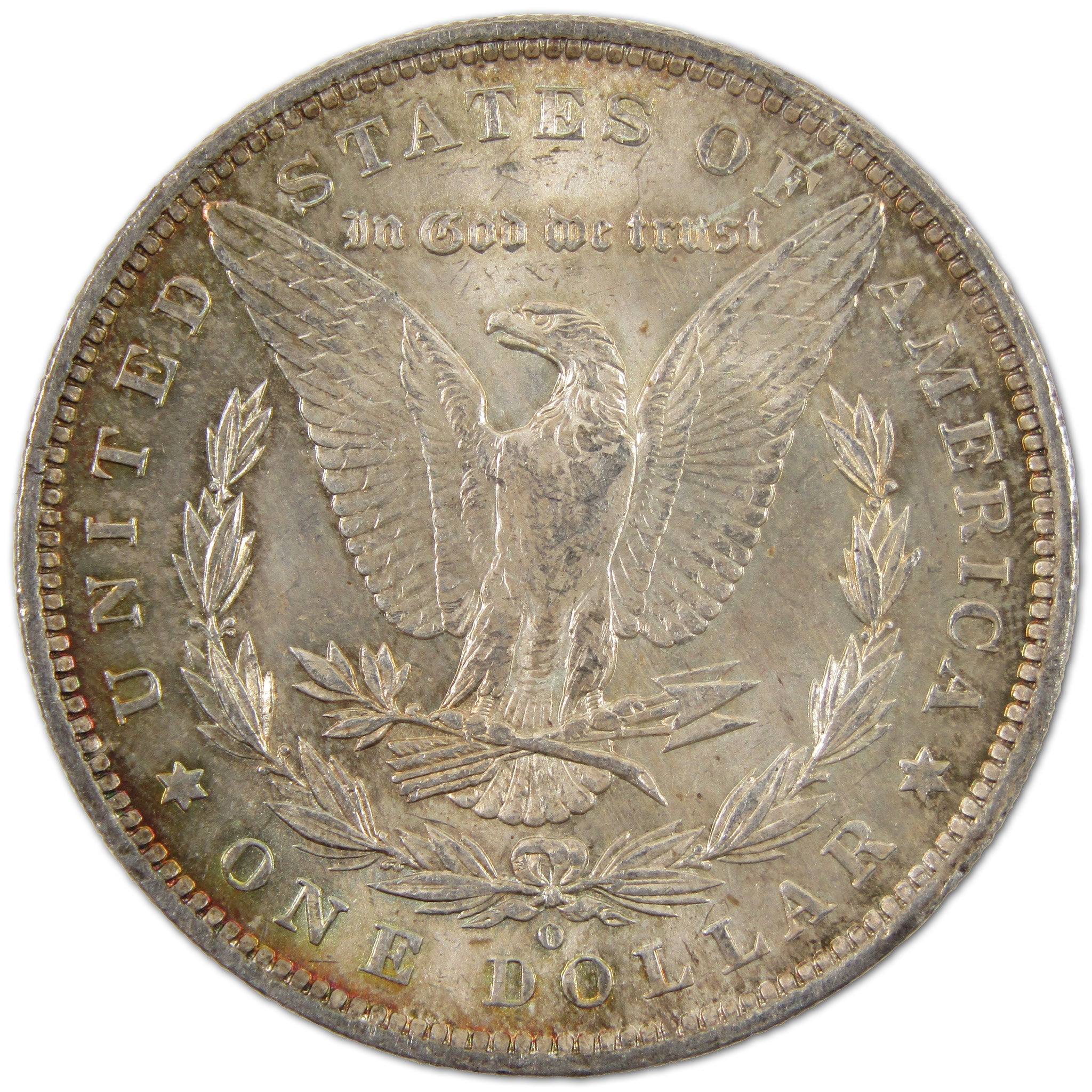 1884 O Morgan Dollar BU Uncirculated Silver $1 Coin Toned SKU:I10611