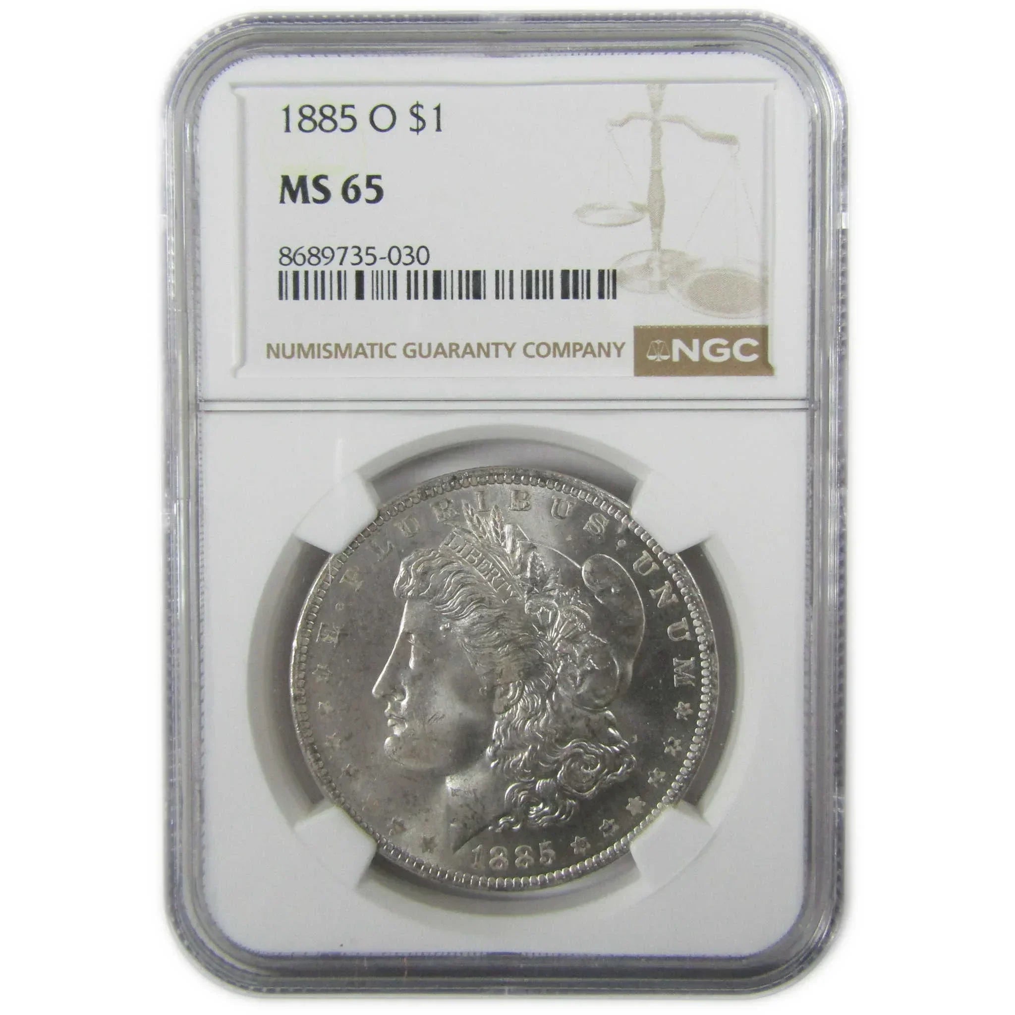 1885 O Morgan Silver Dollar MS 65 NGC Uncirculated $1 Coin SKU:CP444 - Morgan coin - Morgan silver dollar - Morgan silver dollar for sale - Profile Coins & Collectibles