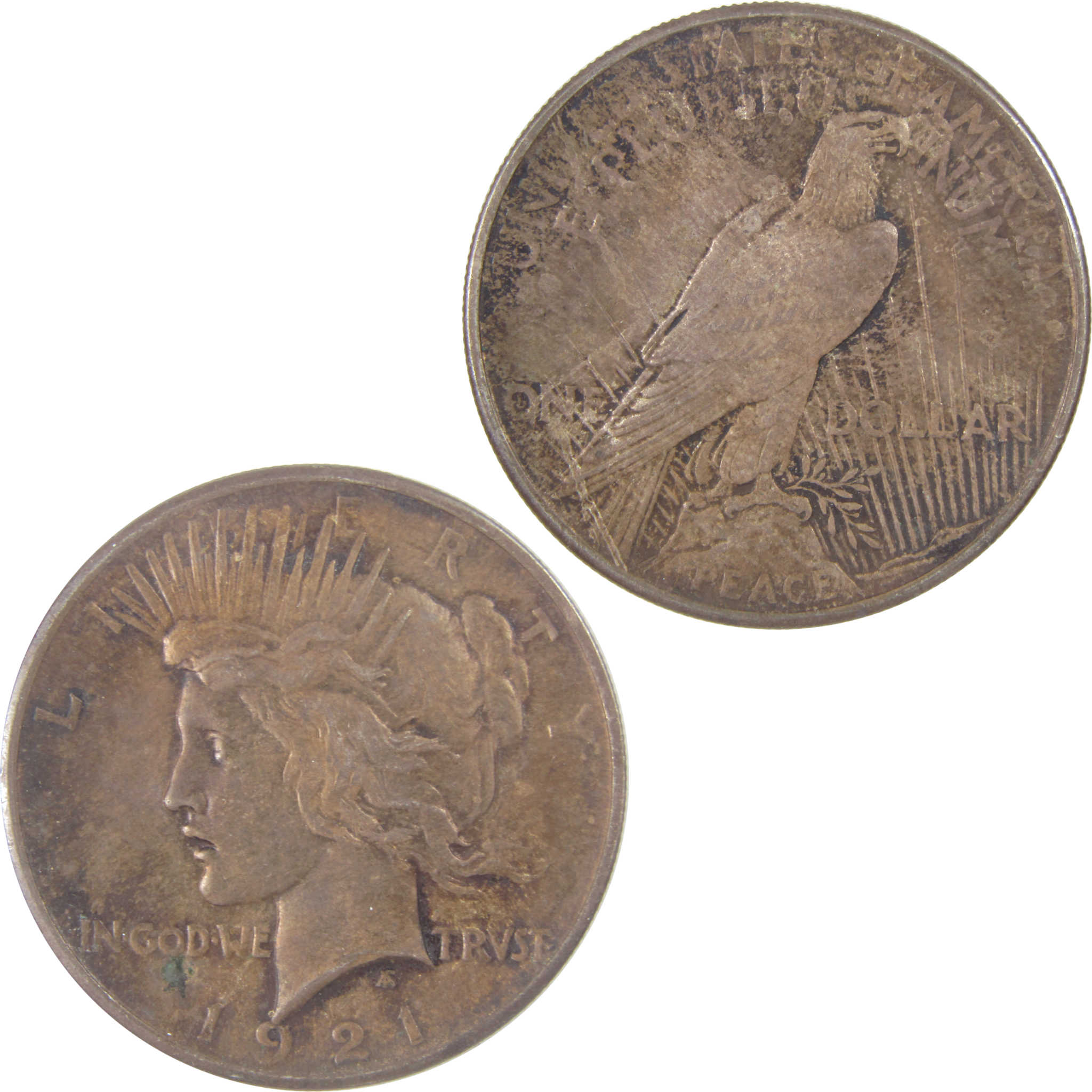 1921 High Relief Peace Dollar AU About Uncirculated Silver SKU:I18710