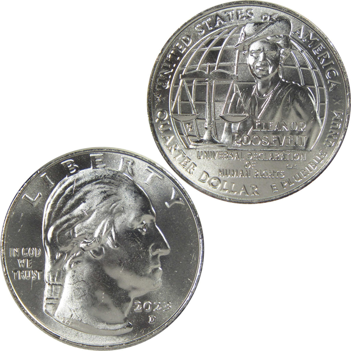 2023 D Eleanor Roosevelt American Women Quarter Clad Uncirculated Coin