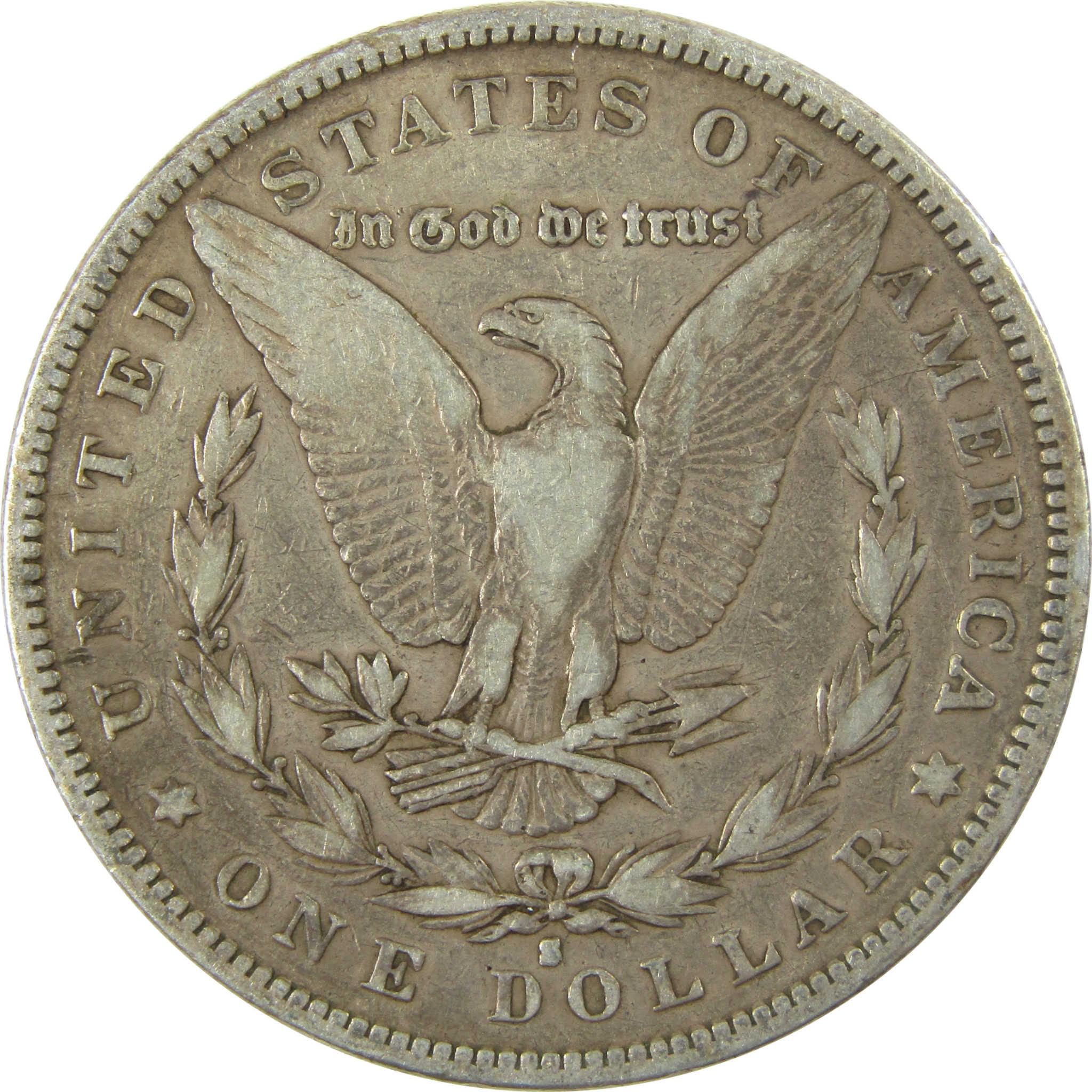 1883 S Morgan Silver Dollar F Fine Details $1 Coin SKU:I26296 - Morgan coin - Morgan silver dollar - Morgan silver dollar for sale - Profile Coins & Collectibles