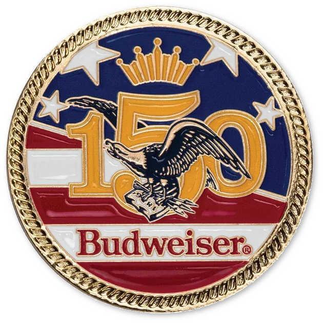Budweiser 150th Anniversary Challenge Coin Collectible