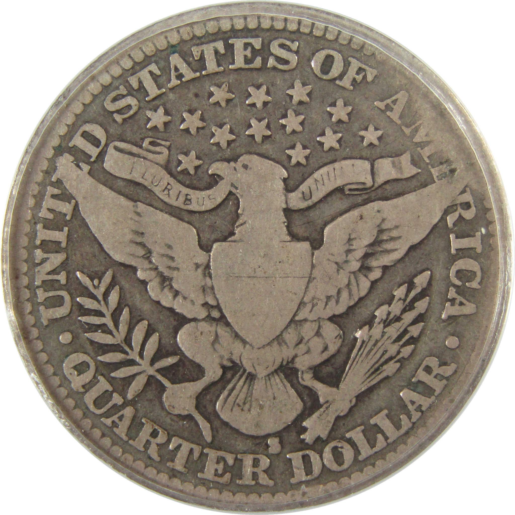 1914 S Barber Silver Quarter G 6 ANACS 25c Coin Collectible SKU:I28022