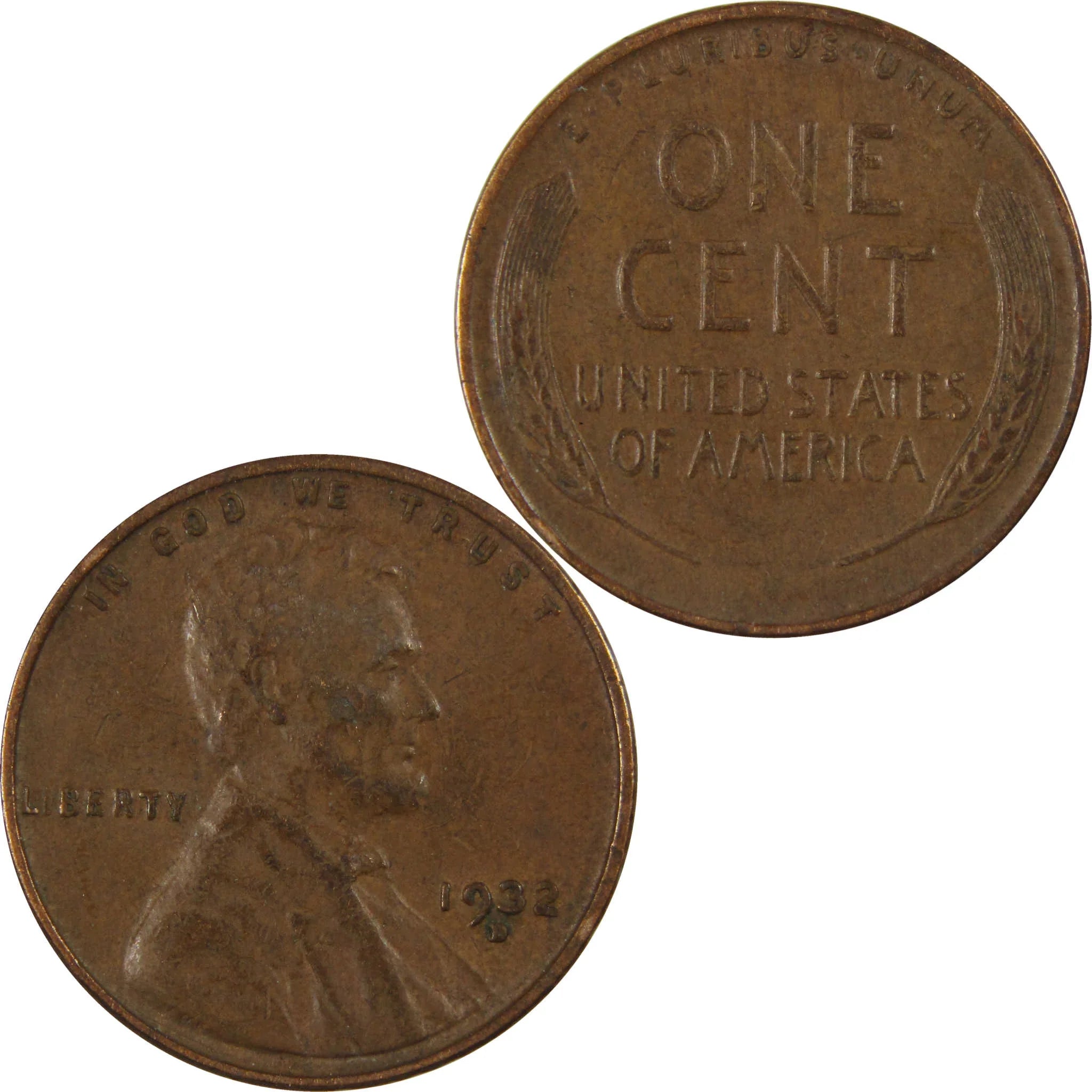 1932 D Lincoln Wheat Cent VF Very Fine Penny 1c Coin SKU:I27117