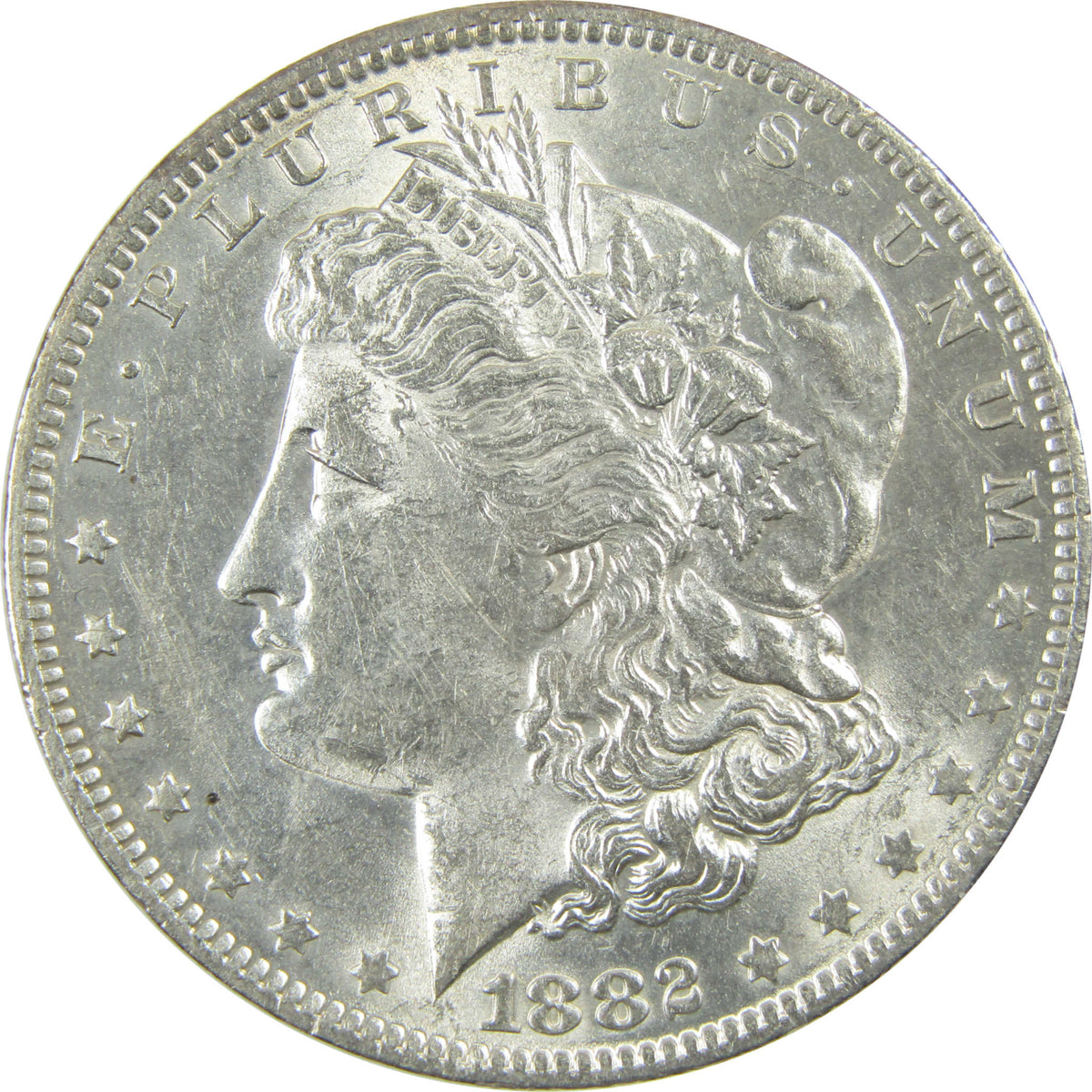 1882 O Morgan Silver Dollar AU About Uncirculated Details SKU:CP1696
