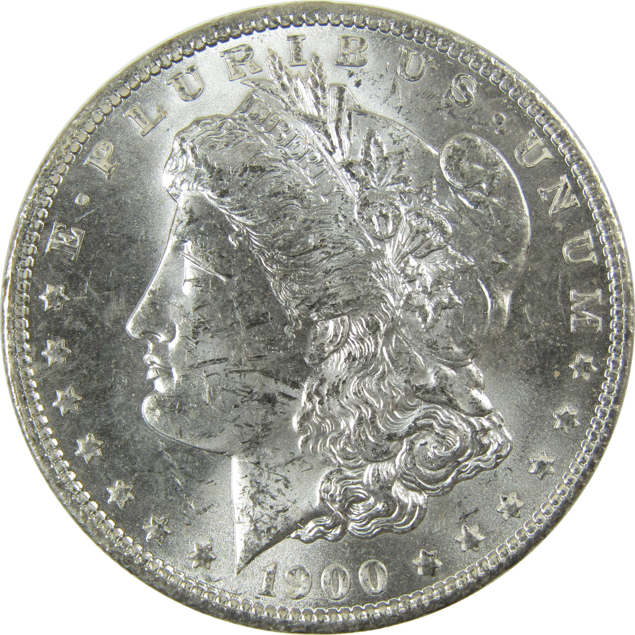 1900 O Morgan Silver Dollar Uncirculated Mint State $1 Coin SKU:I27804