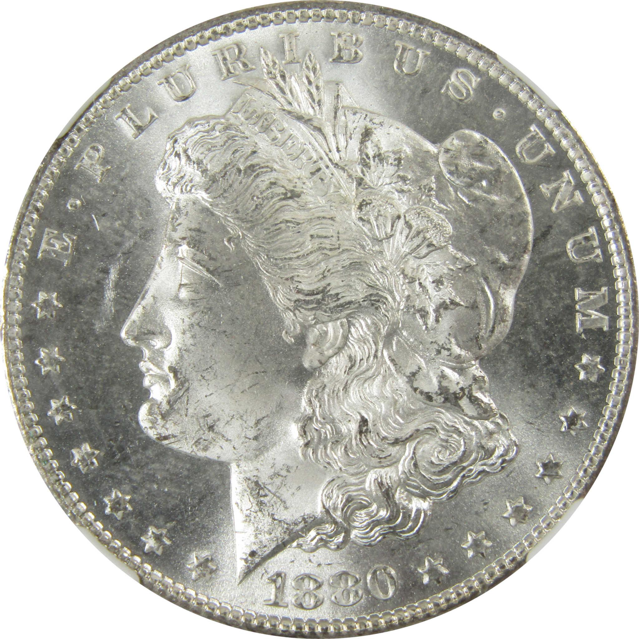 1880 S Morgan Silver Dollar MS 64 NGC Uncirculated $1 Coin SKU:CP423 - Morgan coin - Morgan silver dollar - Morgan silver dollar for sale - Profile Coins & Collectibles
