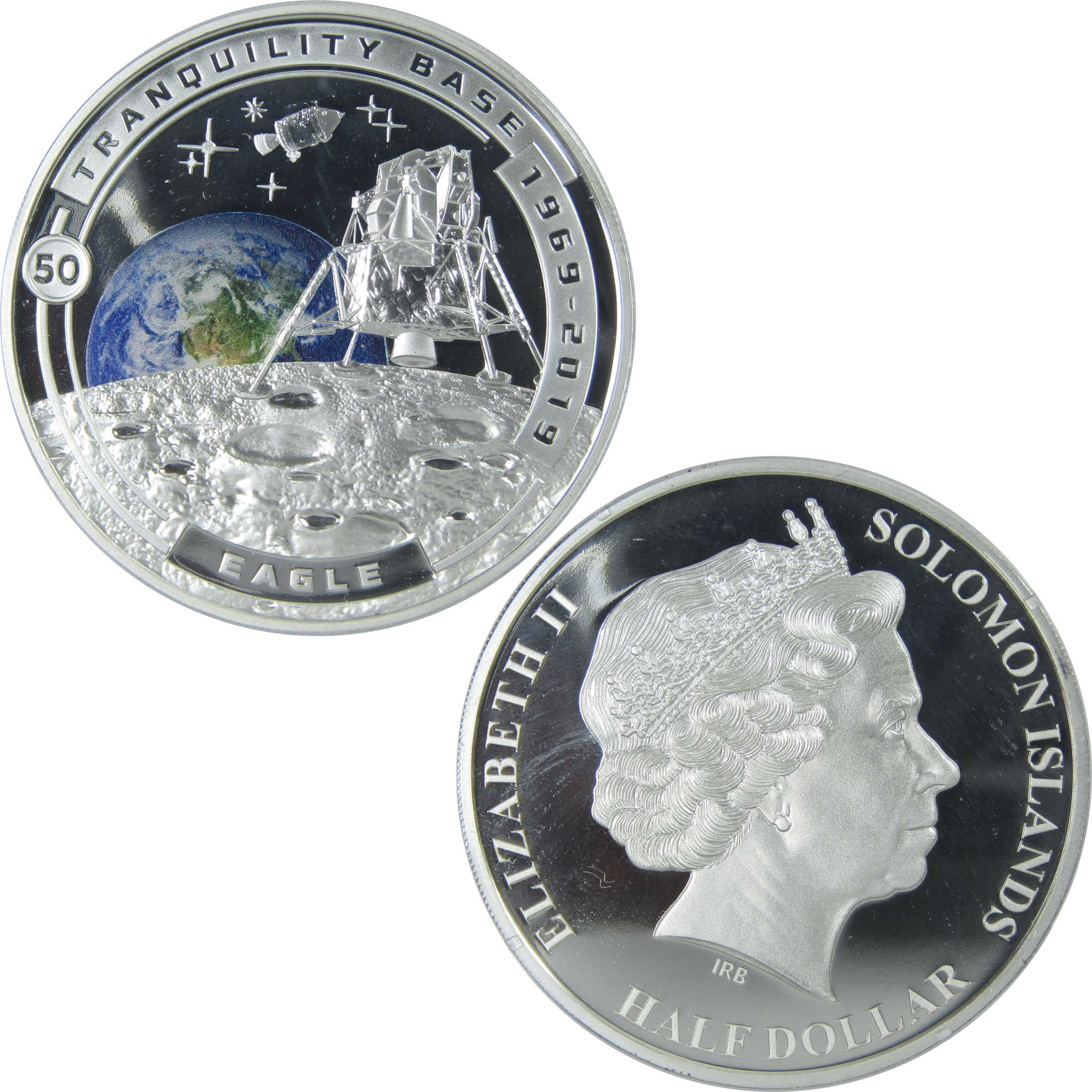 50th Anniversary of Moon Landing Tranquility Base Proof 2019