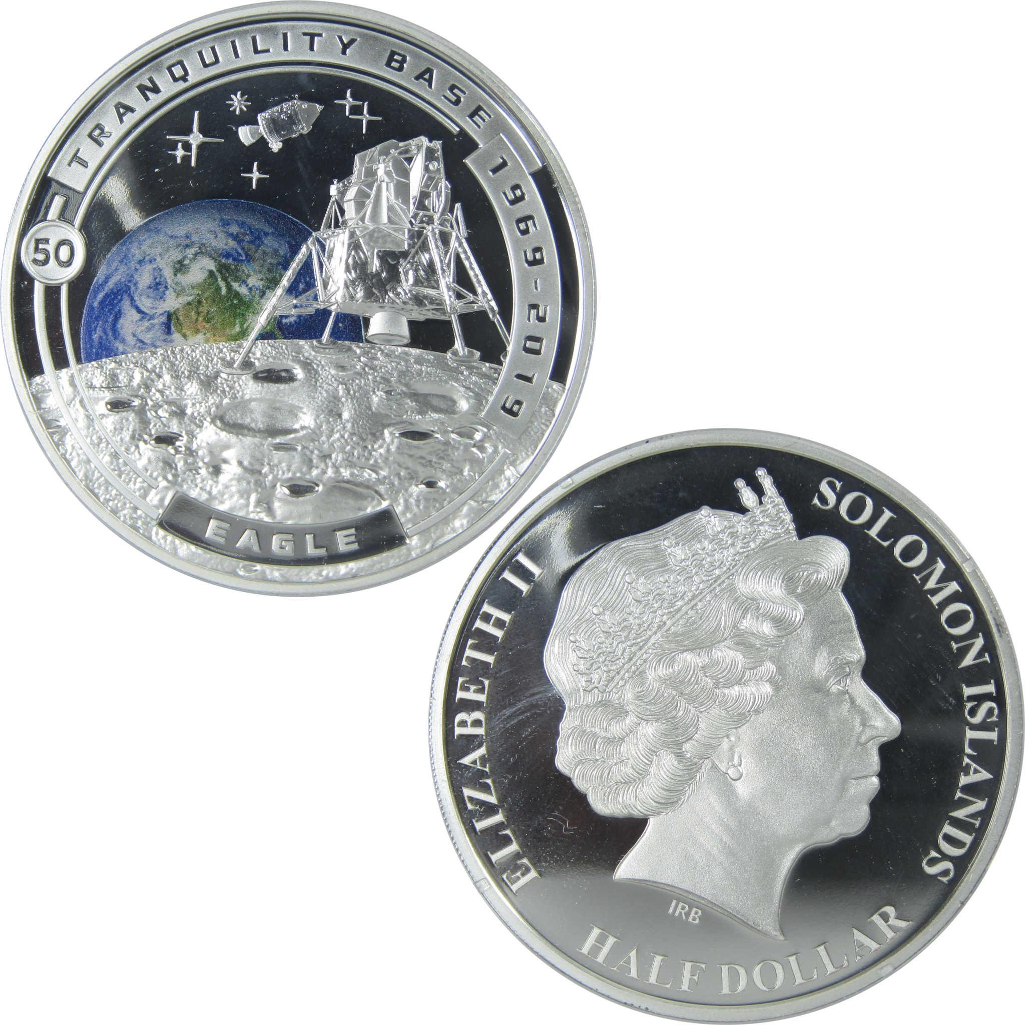 50th Anniversary of Moon Landing Tranquility Base Proof 2019
