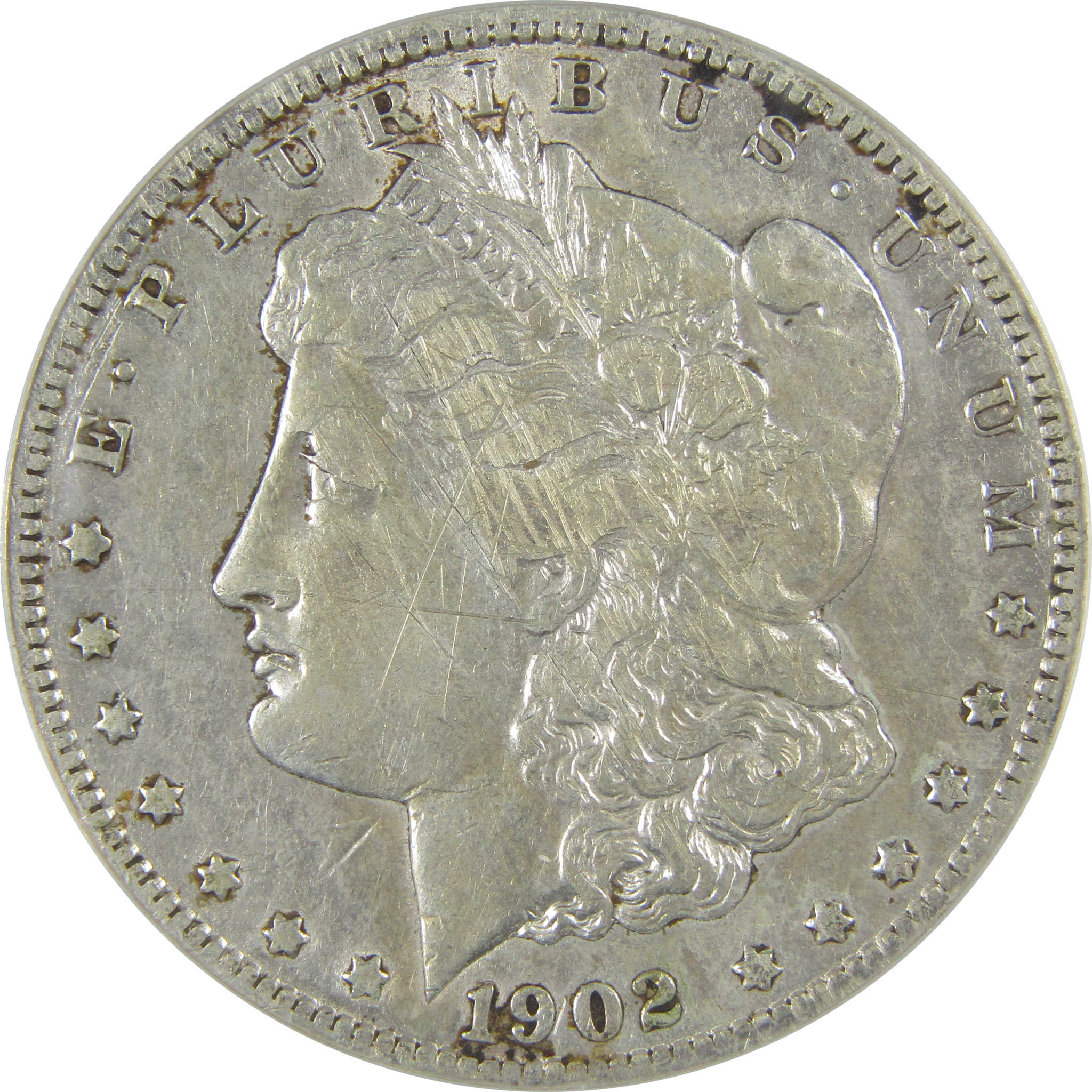1902 S Morgan Dollar VF 25 Details ANACS Silver $1 Coin SKU:I21682 - Morgan coin - Morgan silver dollar - Morgan silver dollar for sale - Profile Coins & Collectibles