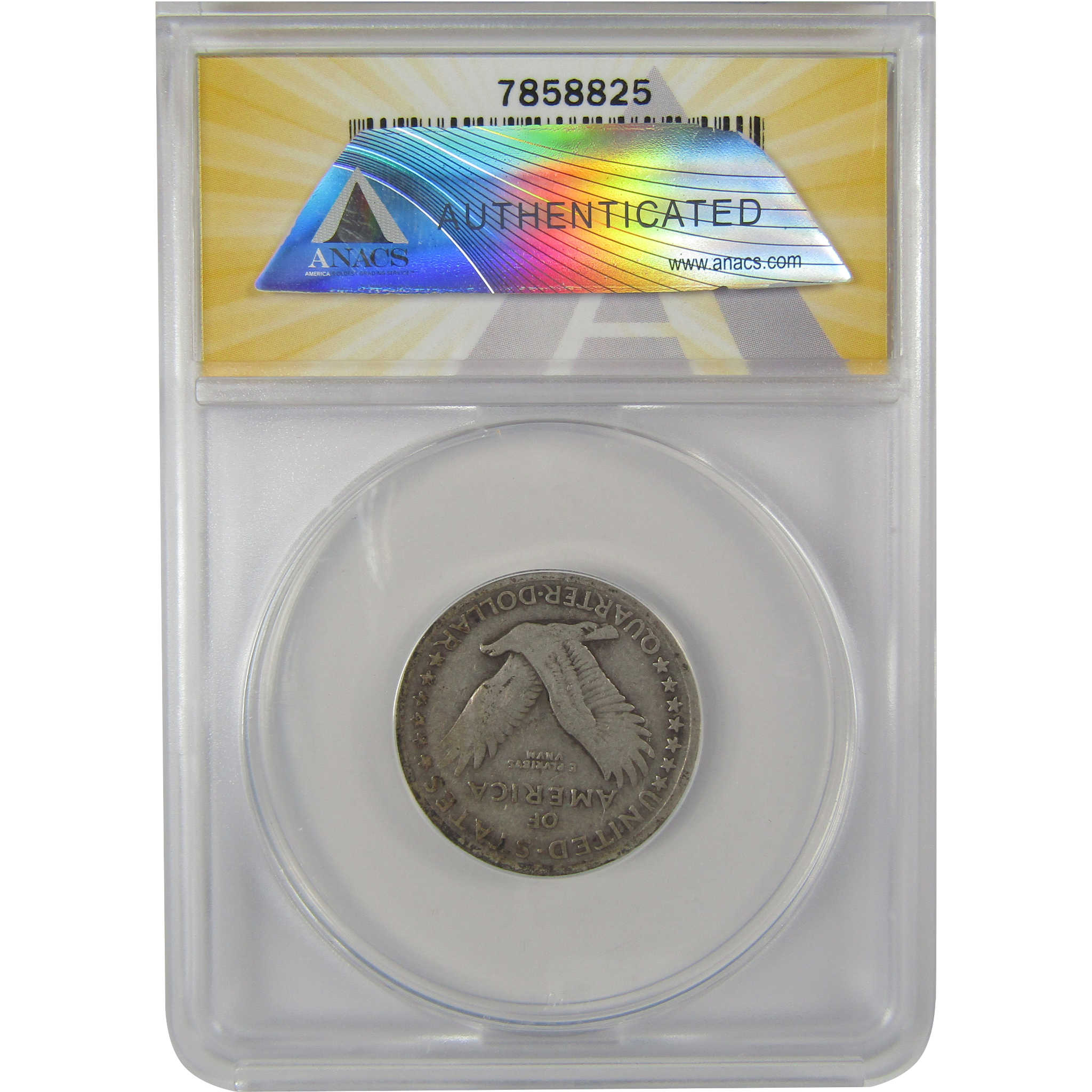 1917 Type 1 Standing Liberty Quarter F 15 ANACS Silver SKU:I20193