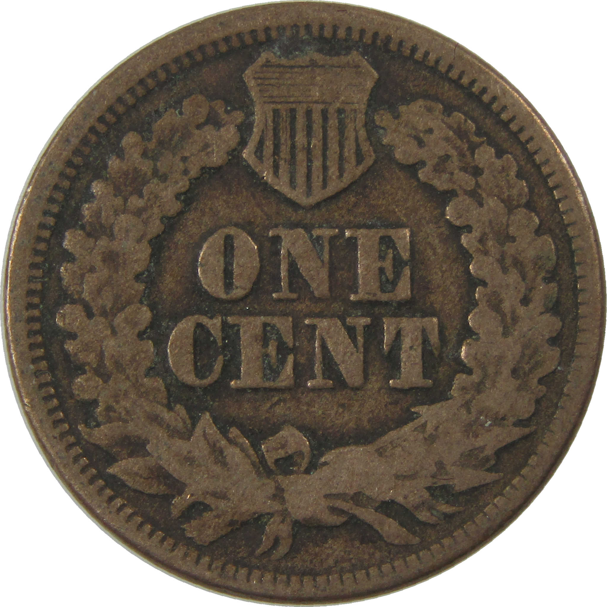 1863 Indian Head Cent G Good Penny 1c Coin Collectible SKU:I24294