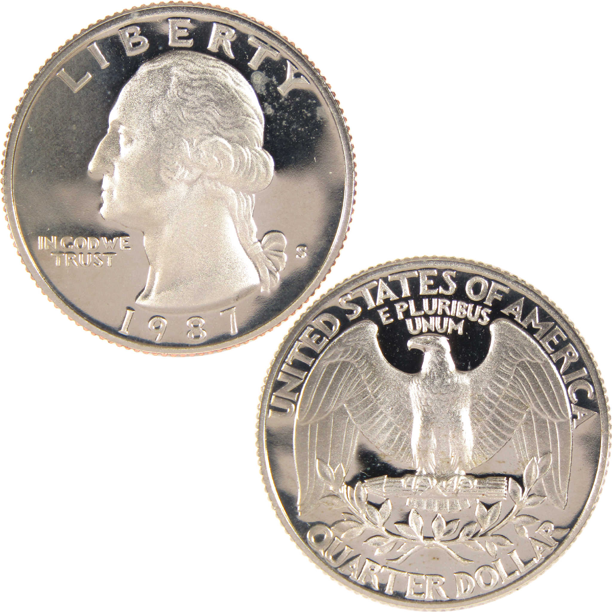 1987 S Washington Quarter Clad 25c Proof Coin