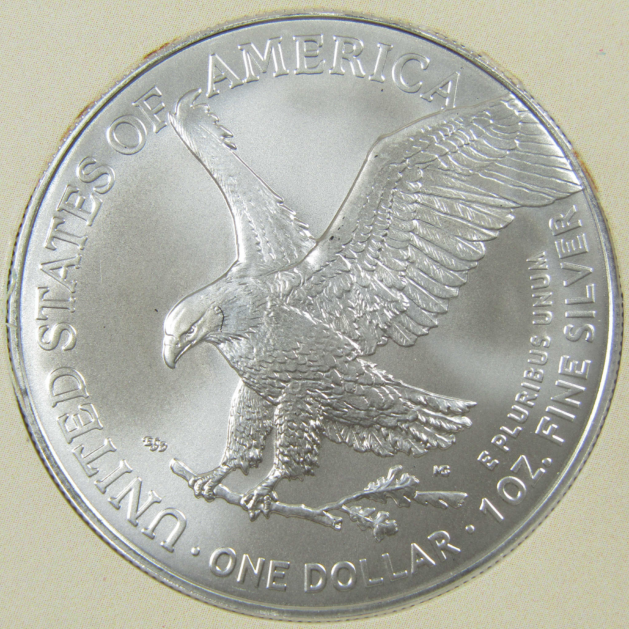2025 American Silver Eagle Uncirculated with Welcome Baby Holder