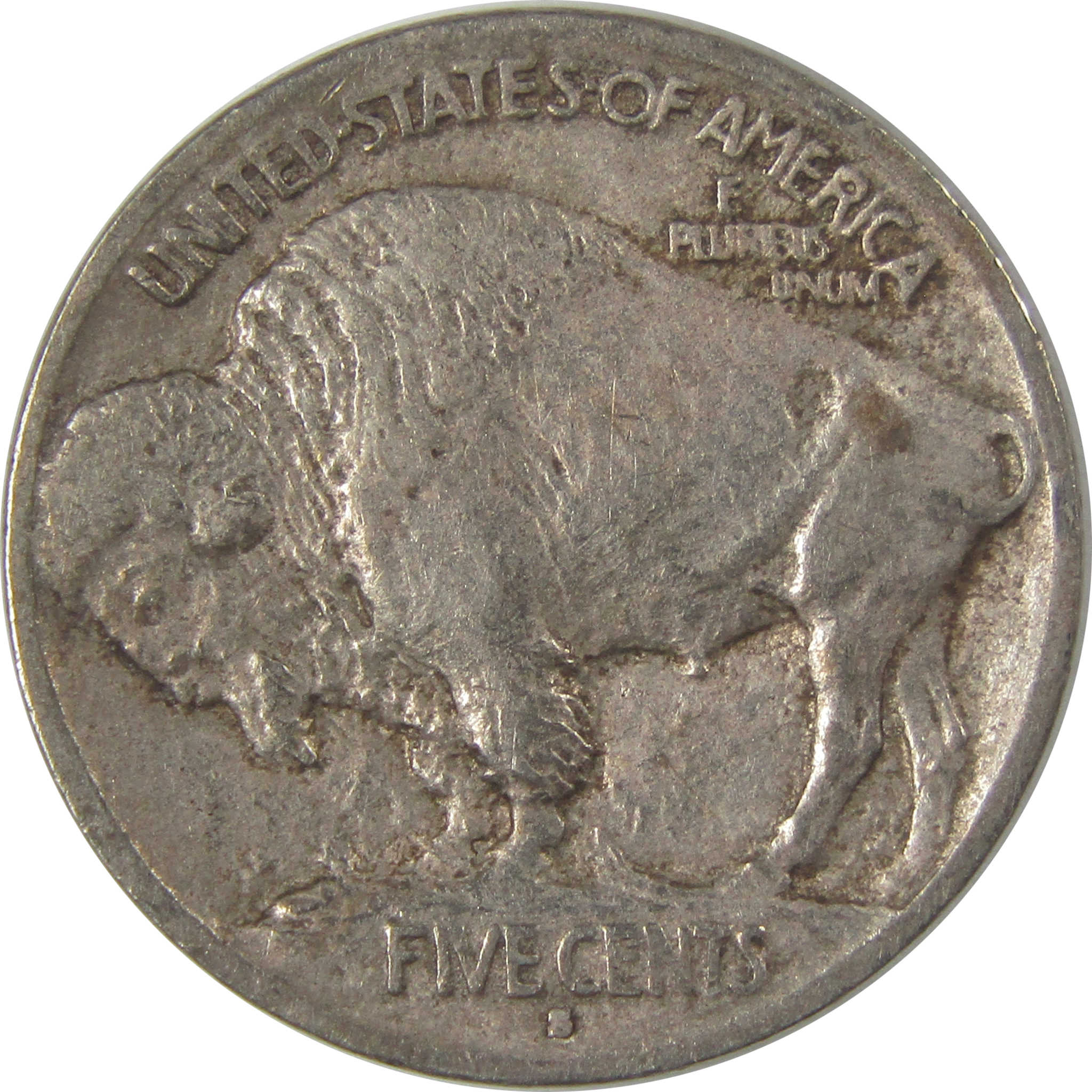 1913 S Type 1 Buffalo Nickel VF Very Fine Details 5c Coin SKU:I22874