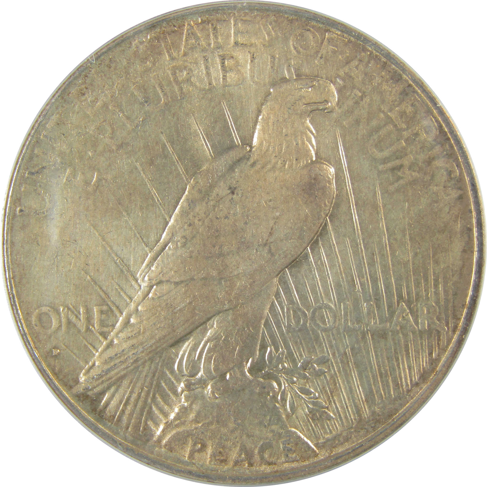 1934 D Peace Dollar AU 53 Details ANACS Silver $1 Coin SKU:I21590