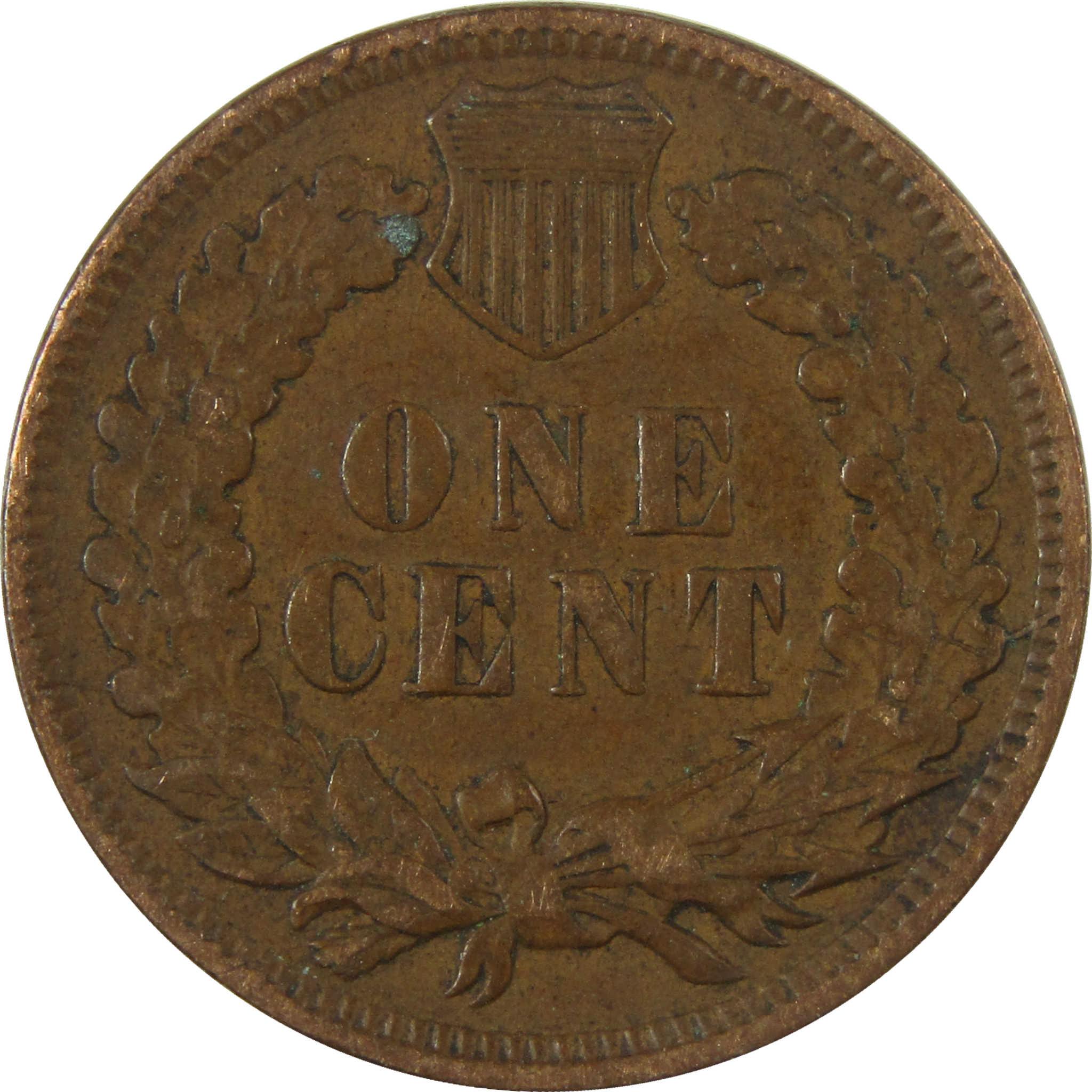 1908 Indian Head Cent VF Very Fine Penny 1c Coin SKU:I26960