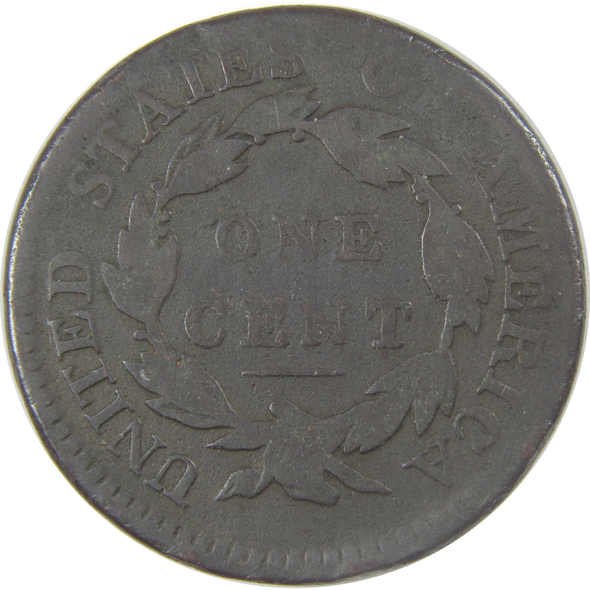 1814 Crosslet 4 Classic Head Copper Large Cent Circulated Penny
