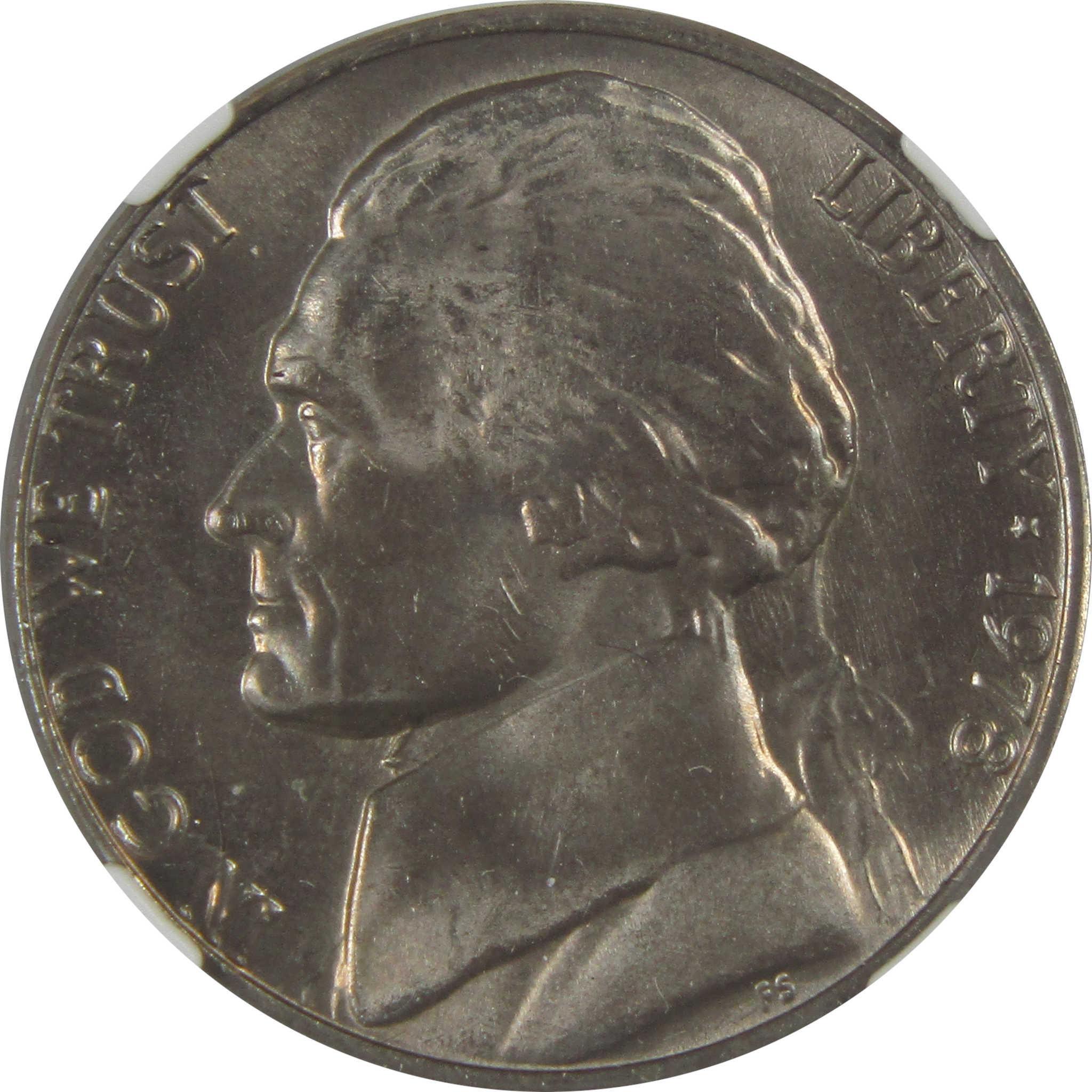 1978 Jefferson Nickel MS 66 NGC Original Bag Fragment SKU:I23519